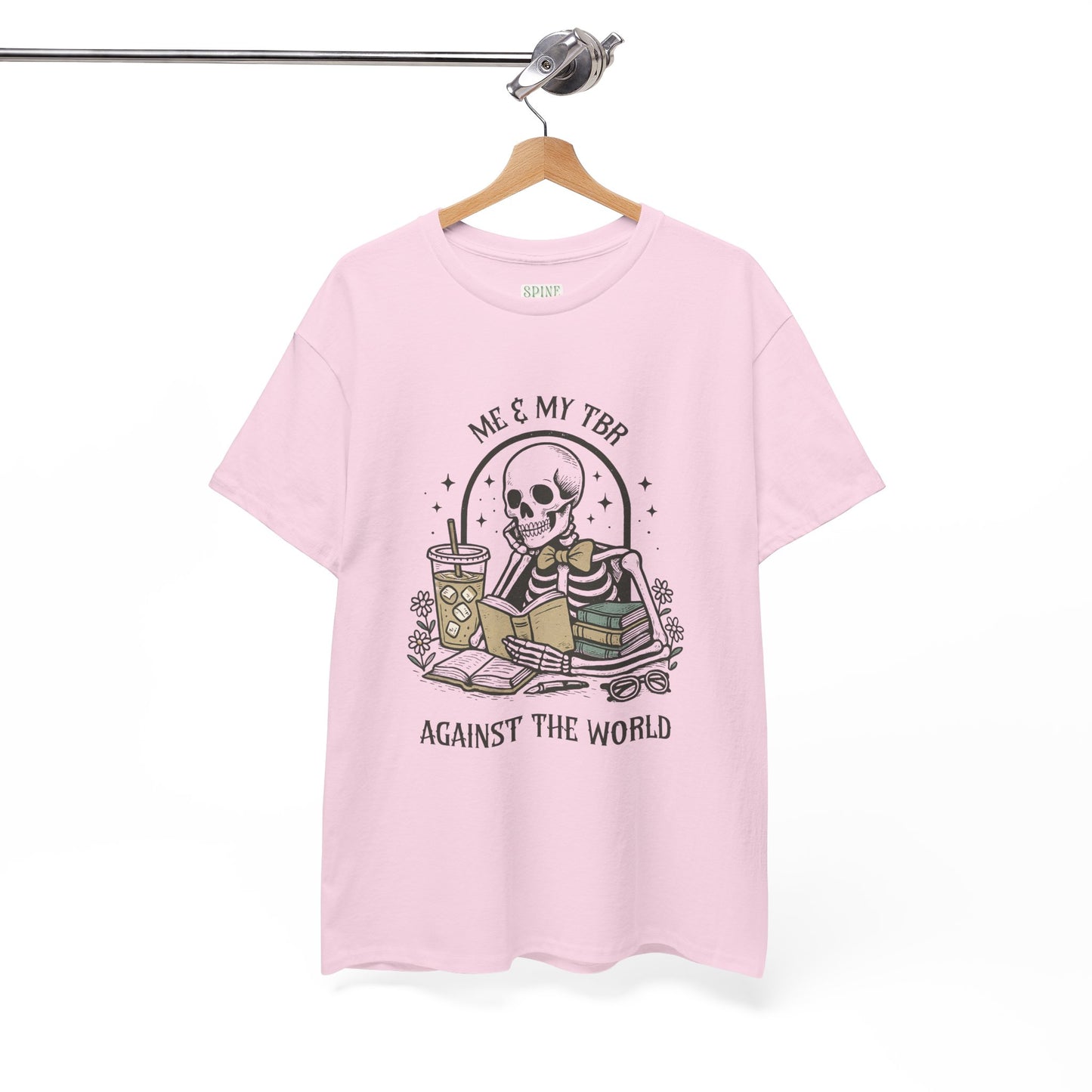 Me & My TBR Against The World Skelly Tee