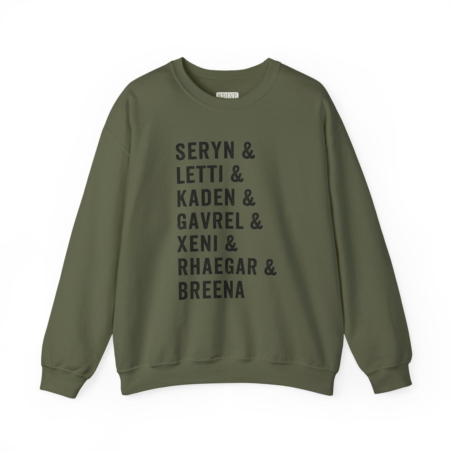 Character Names Sweatshirt