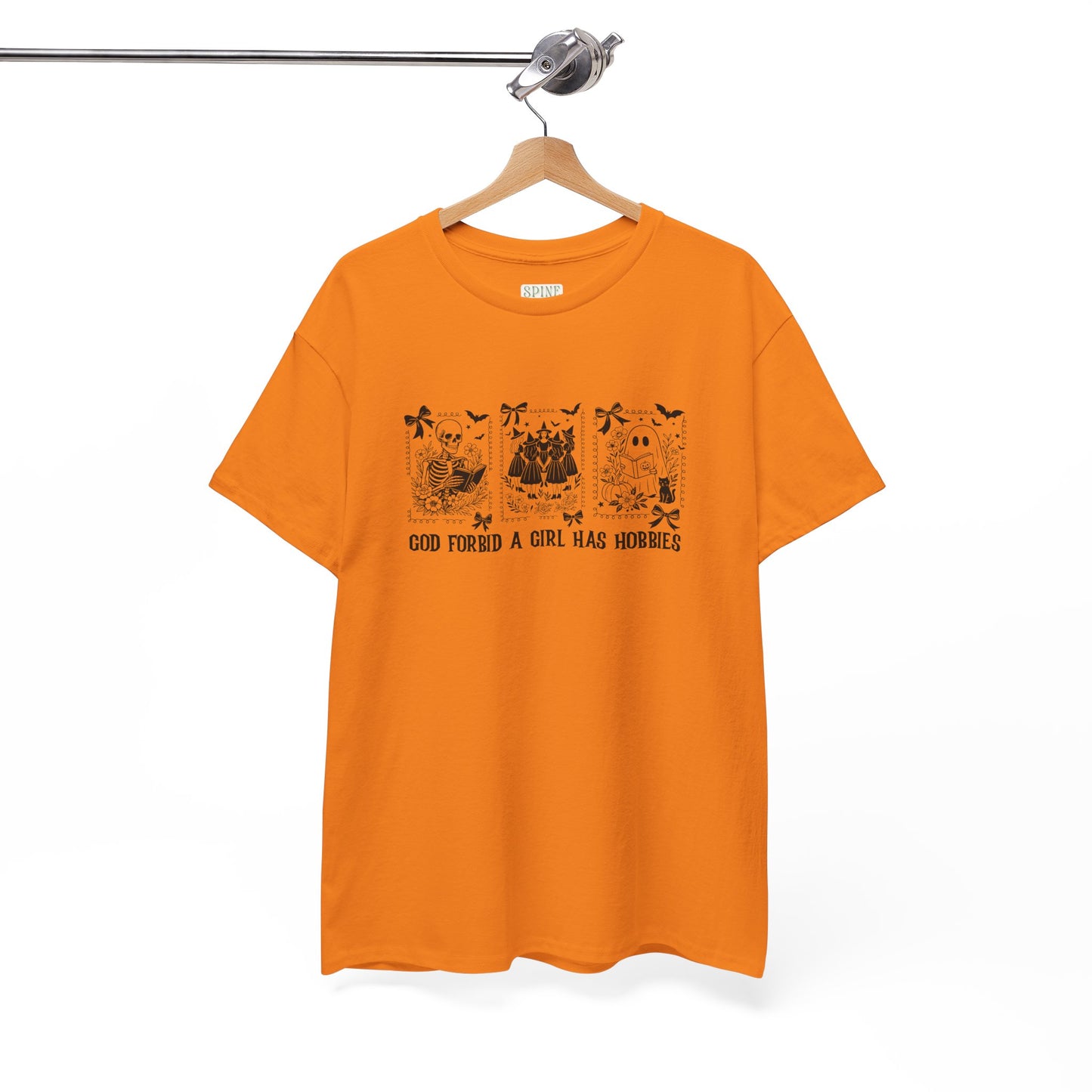 Girl Hobbies Spooky Book Tee