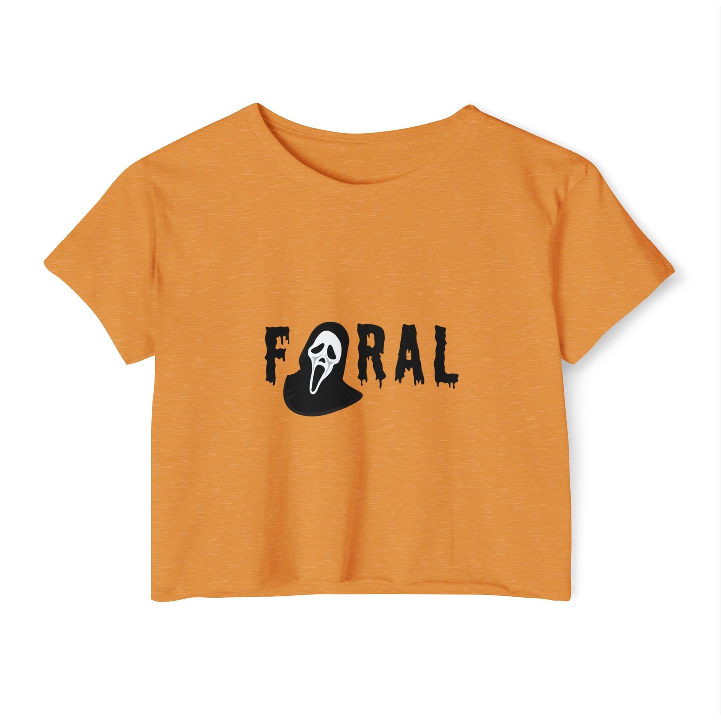 Feral Ghost Mask Crop Top