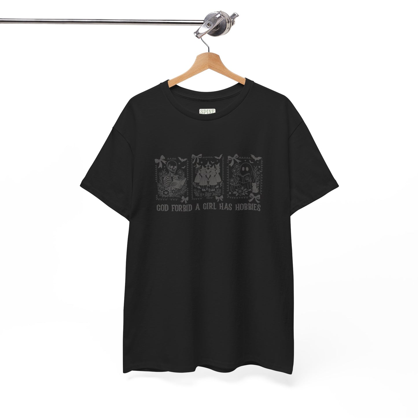 Girl Hobbies Spooky Book Tee