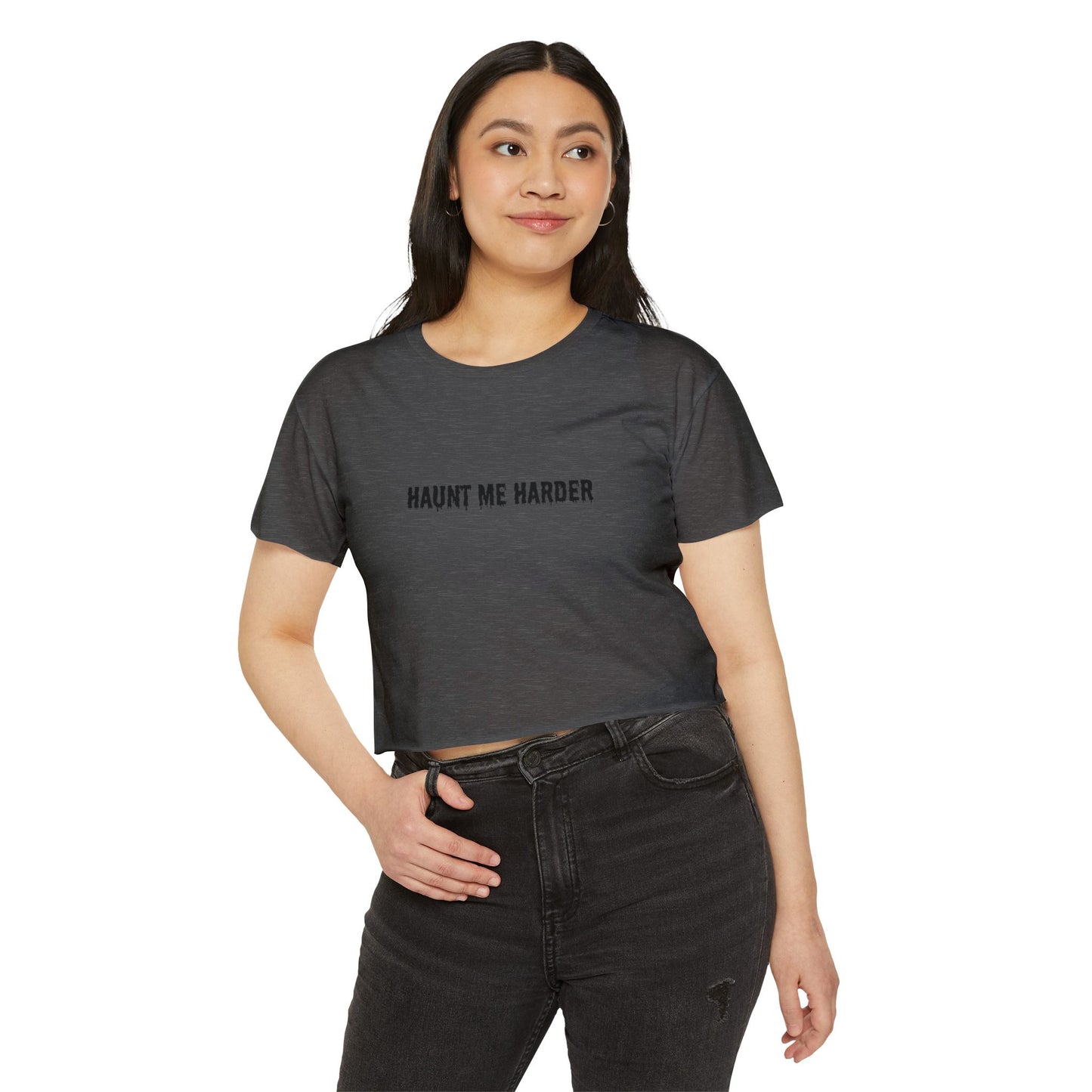 Haunt Me Harder Crop Top