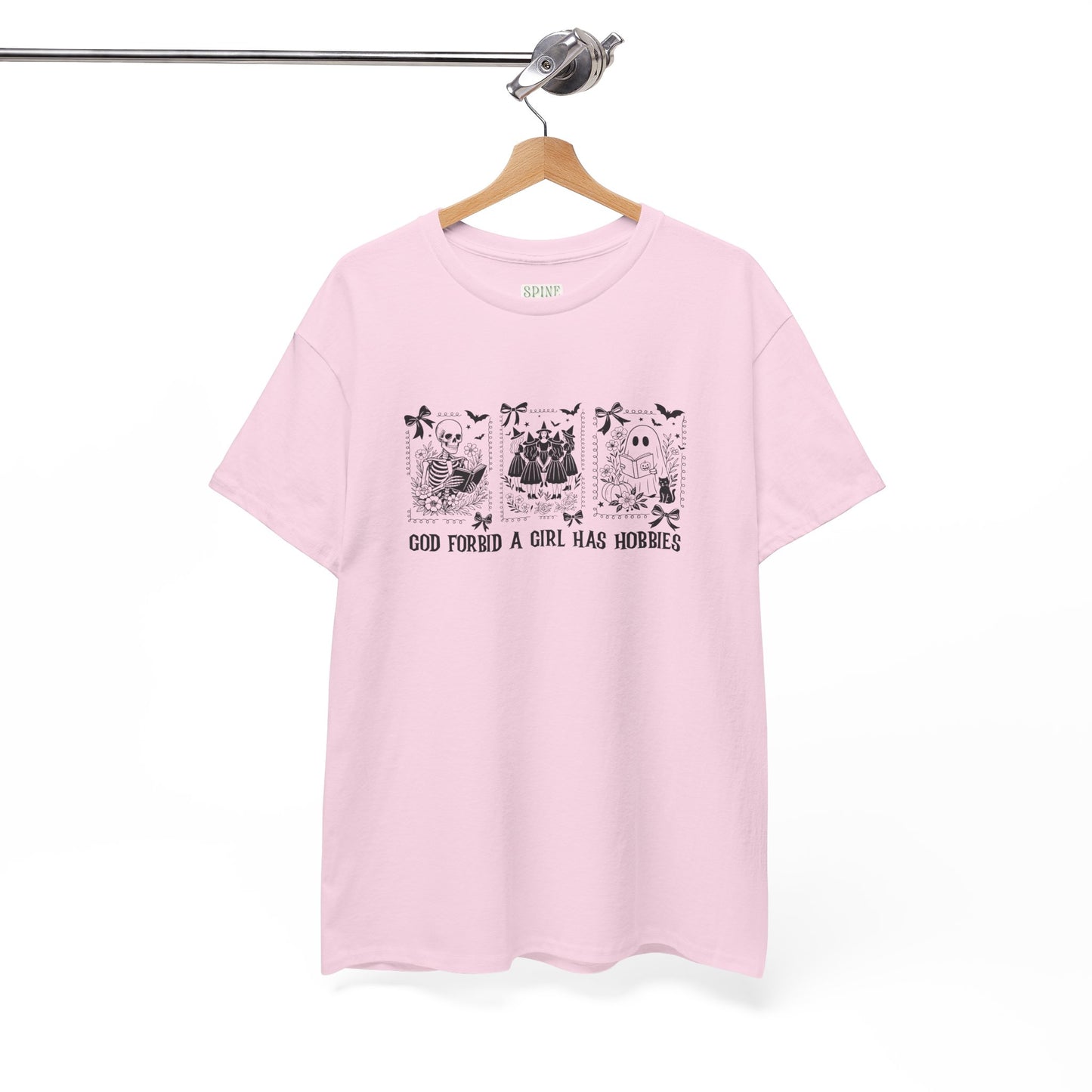 Girl Hobbies Spooky Book Tee