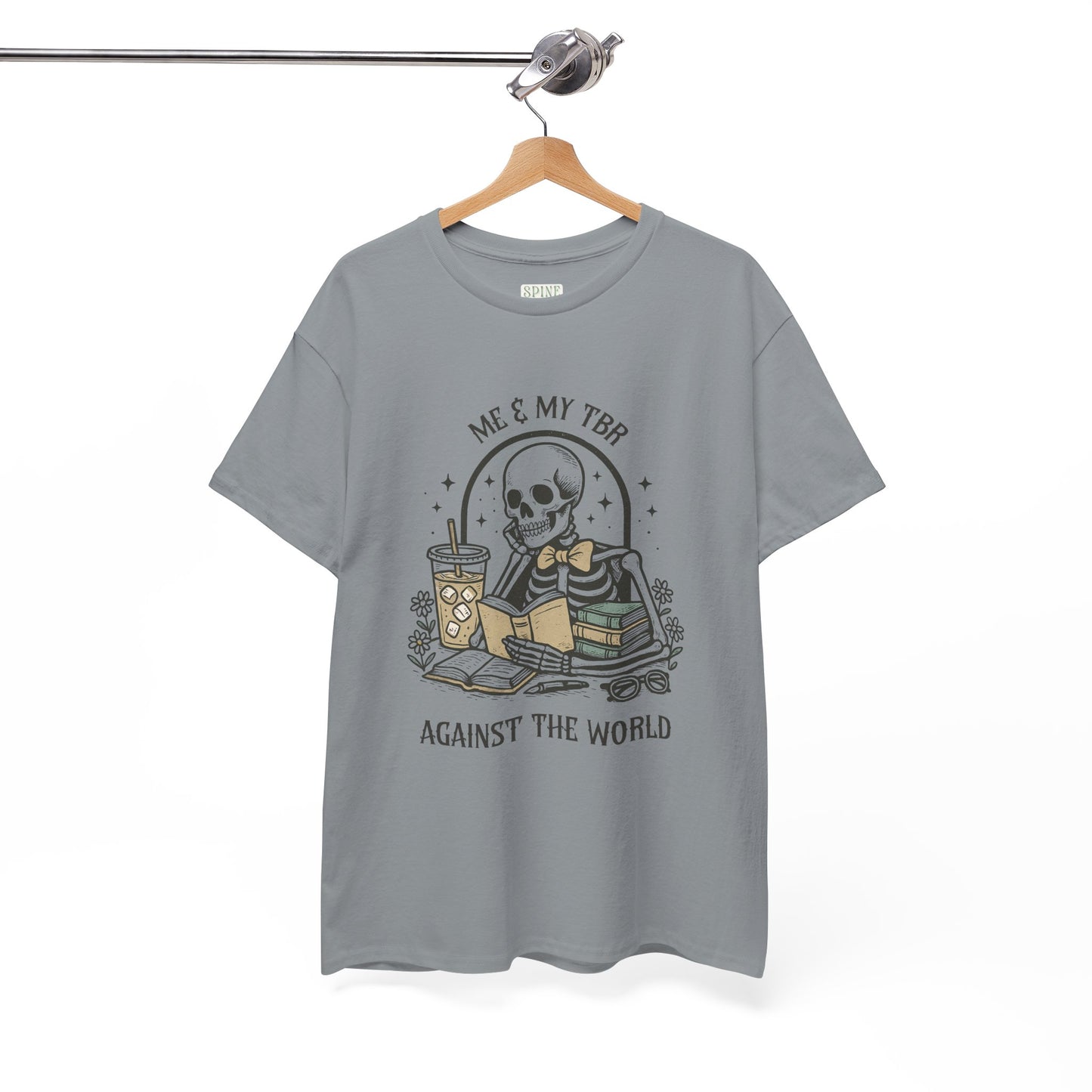 Me & My TBR Against The World Skelly Tee