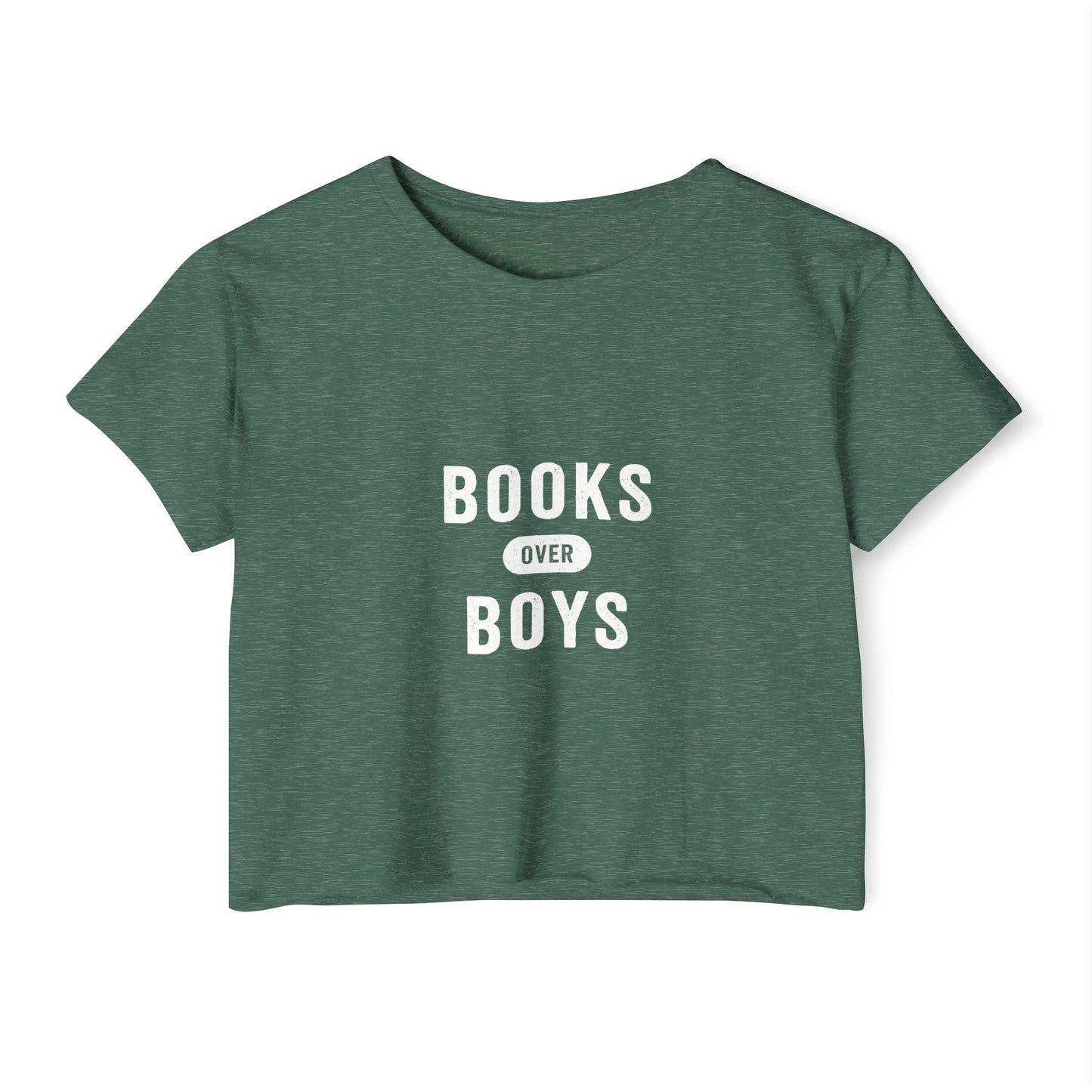 Books Over Boys Crop Top
