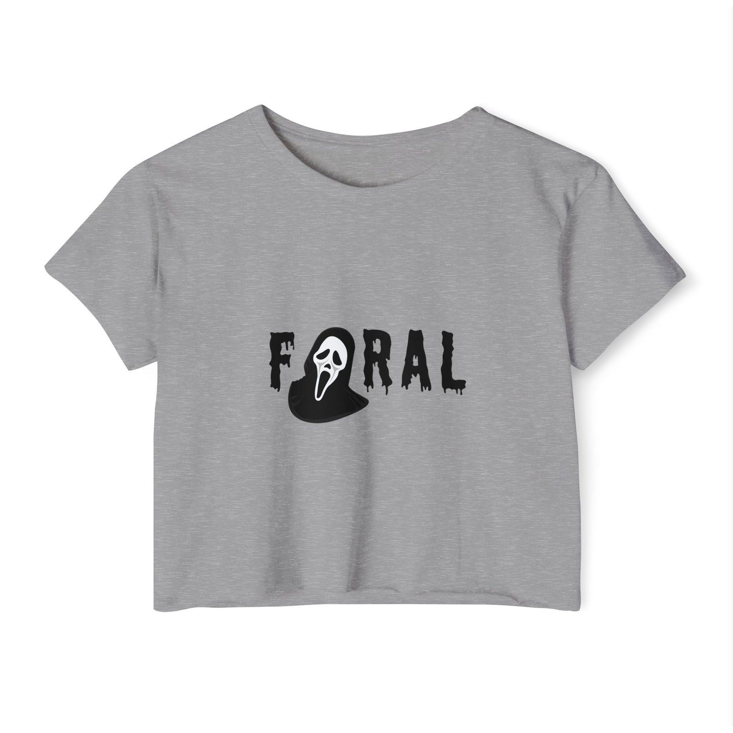 Feral Ghost Mask Crop Top