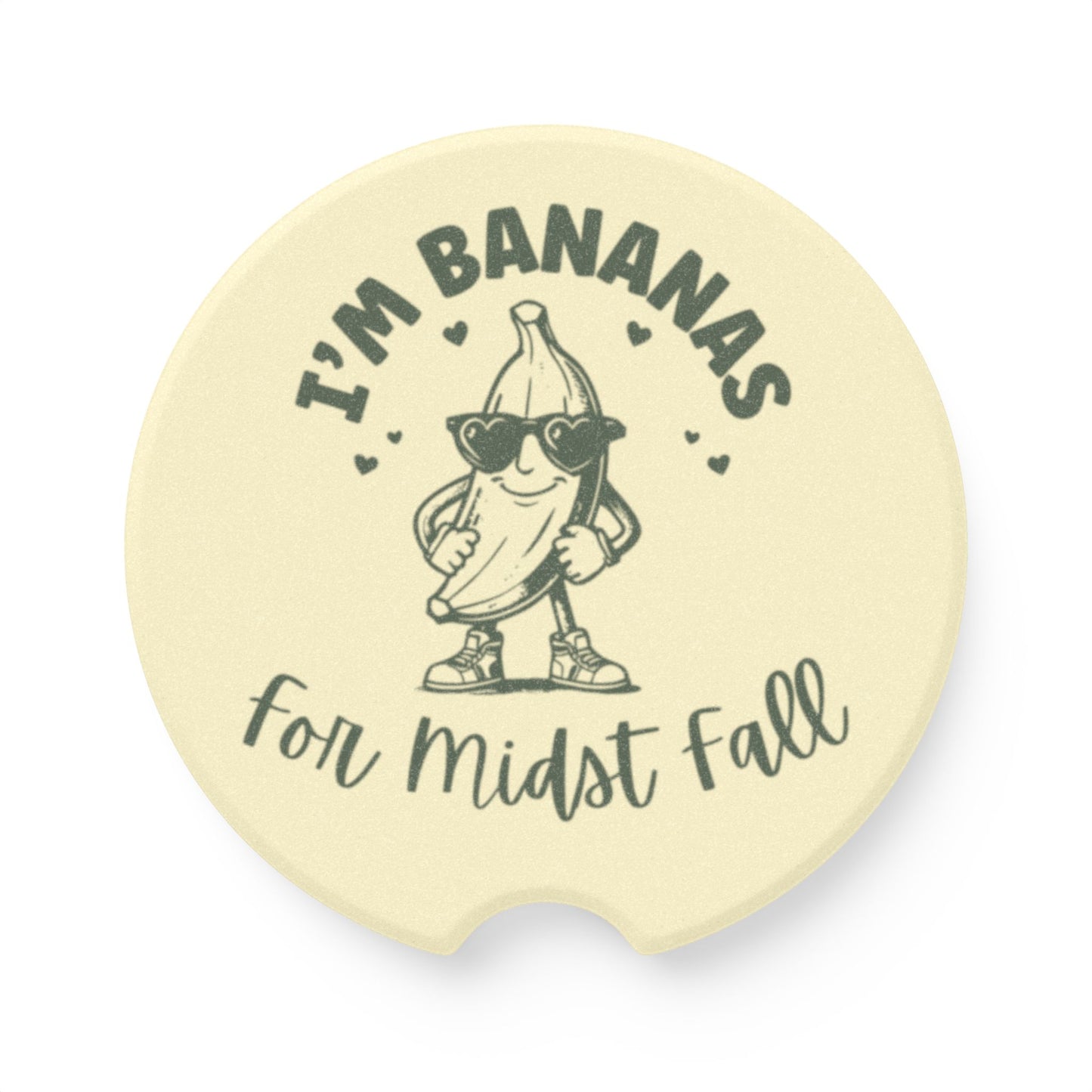 Bananas For Midst Fall Car Coaster