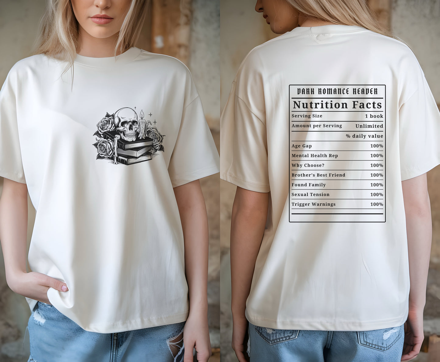 Dark Romance Reader Tee