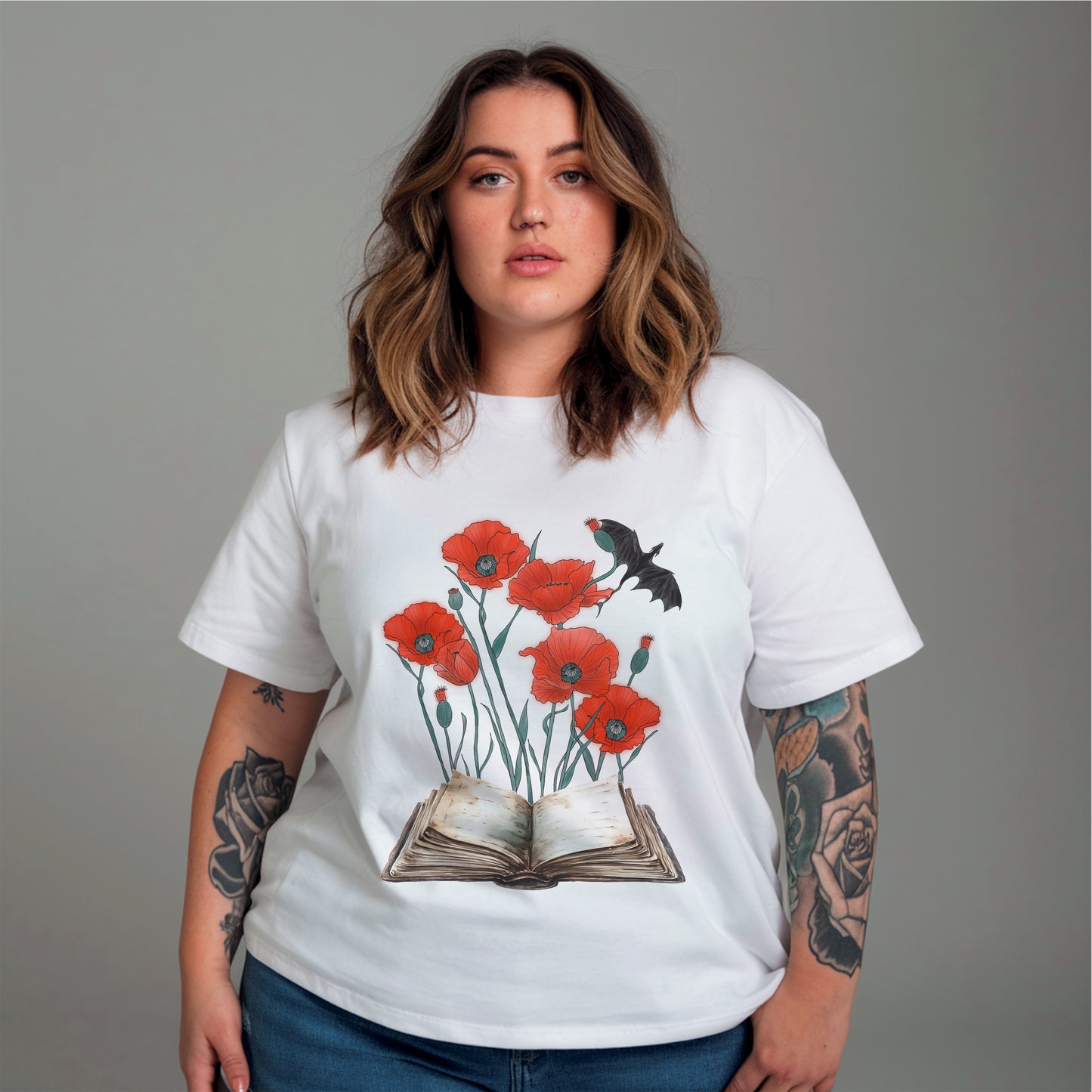 Poppy & Wyvern Book Tee
