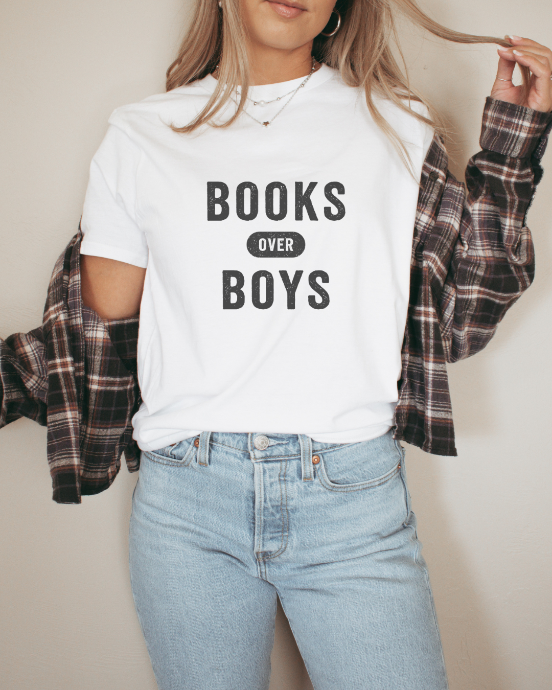 Books Over Boys Tee