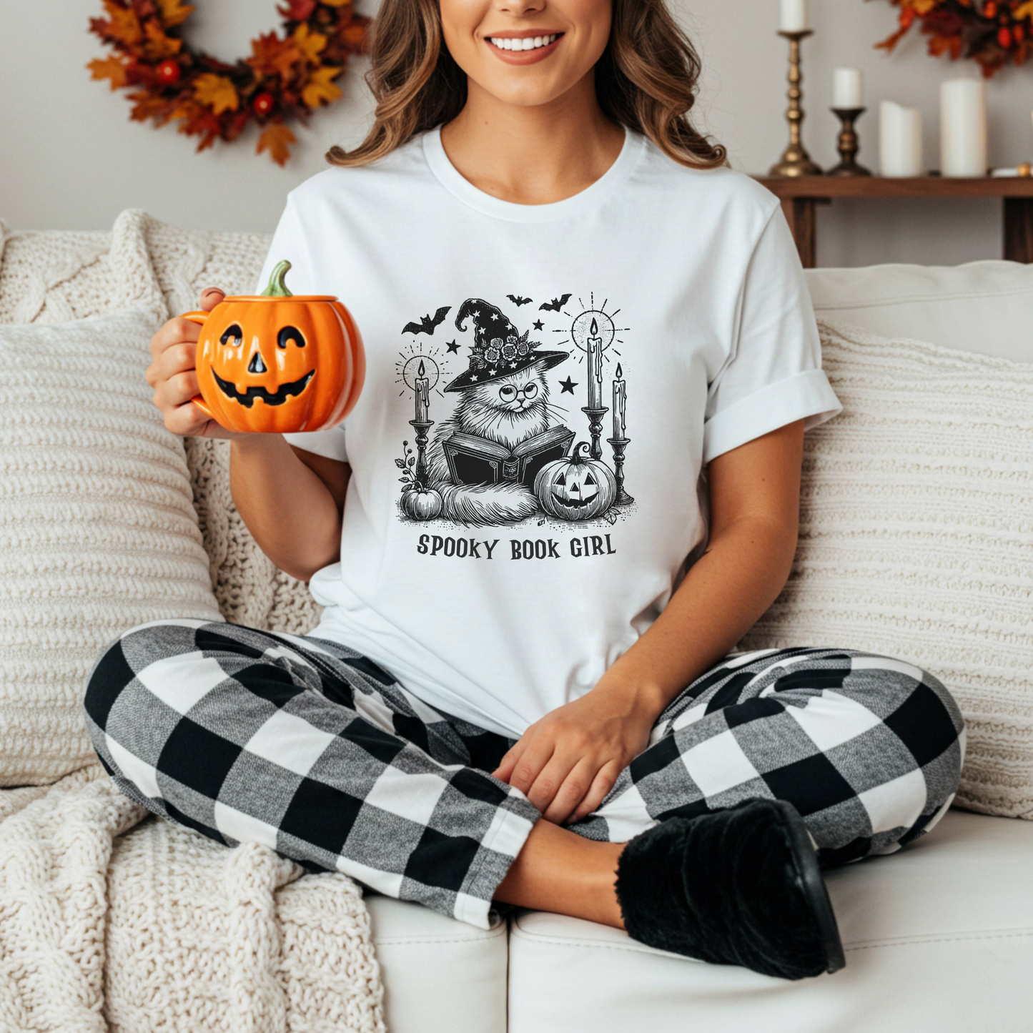 Spooky Book Girl Tee