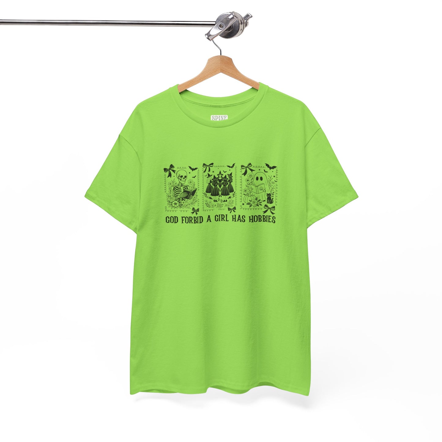 Girl Hobbies Spooky Book Tee