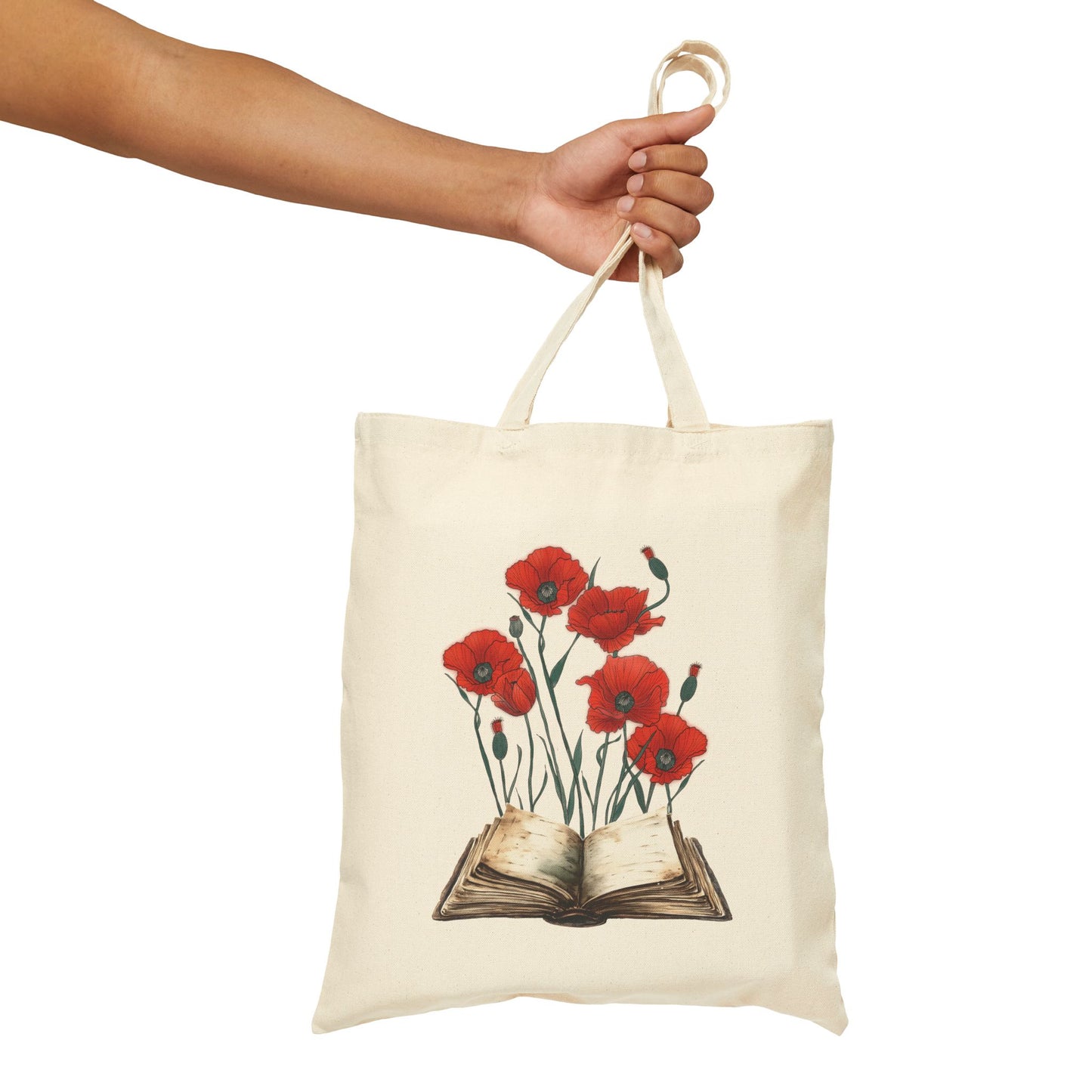 Poppy & Wyvern Book Tote Bag