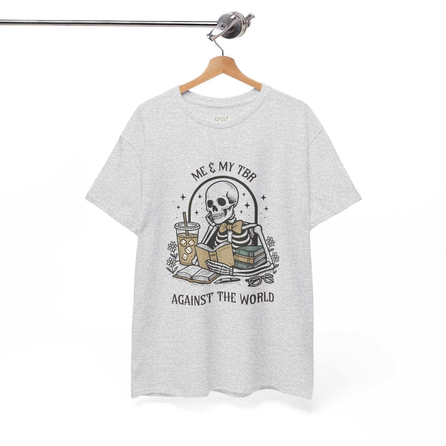 Me & My TBR Against The World Skelly Tee