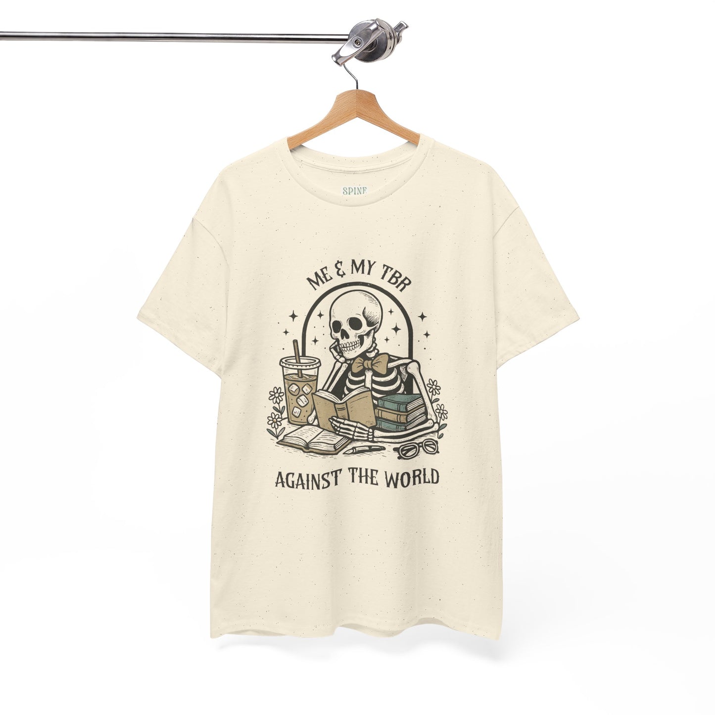 Me & My TBR Against The World Skelly Tee