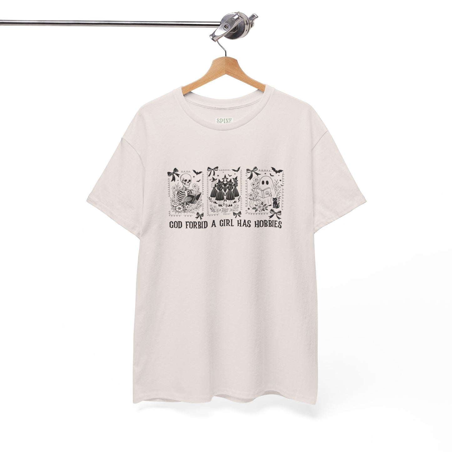 Girl Hobbies Spooky Book Tee