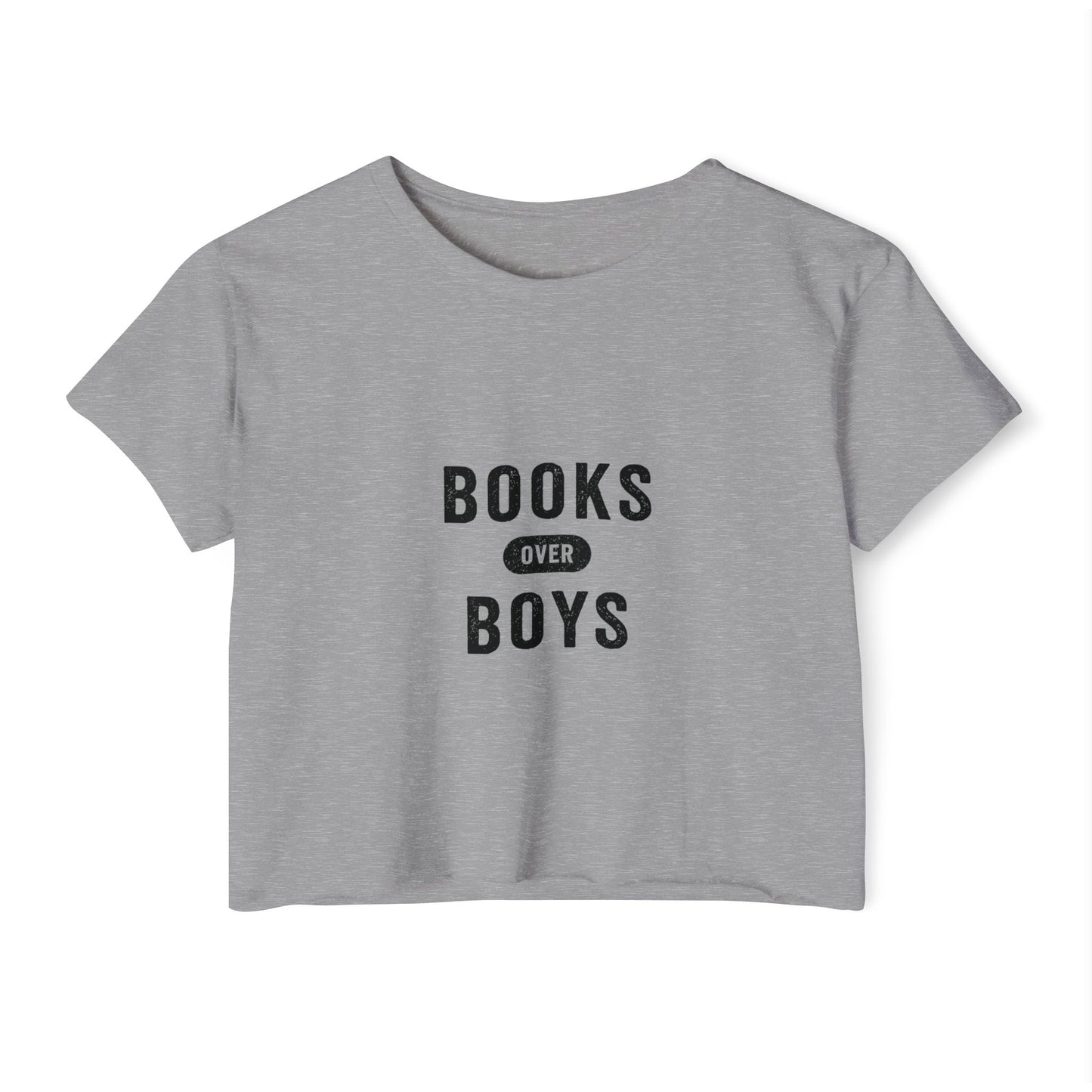 Books Over Boys Crop Top