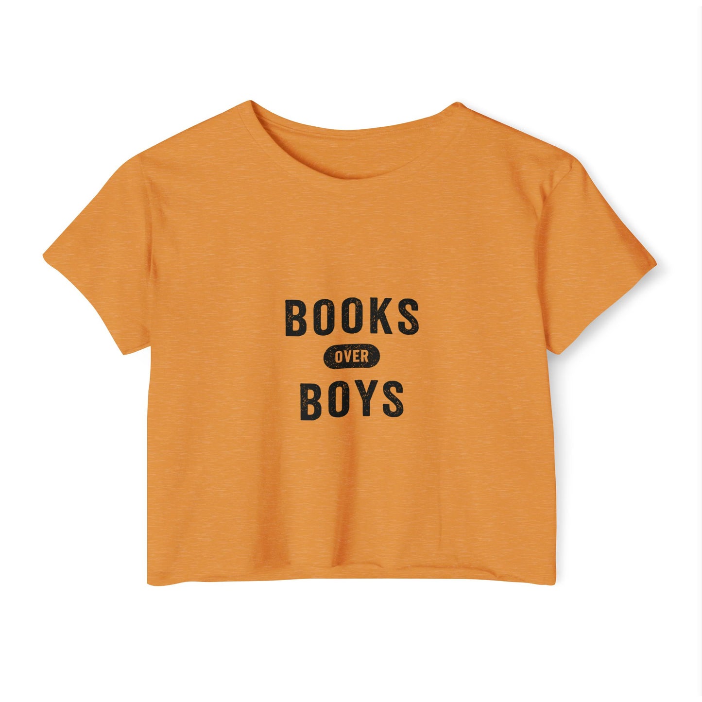Books Over Boys Crop Top