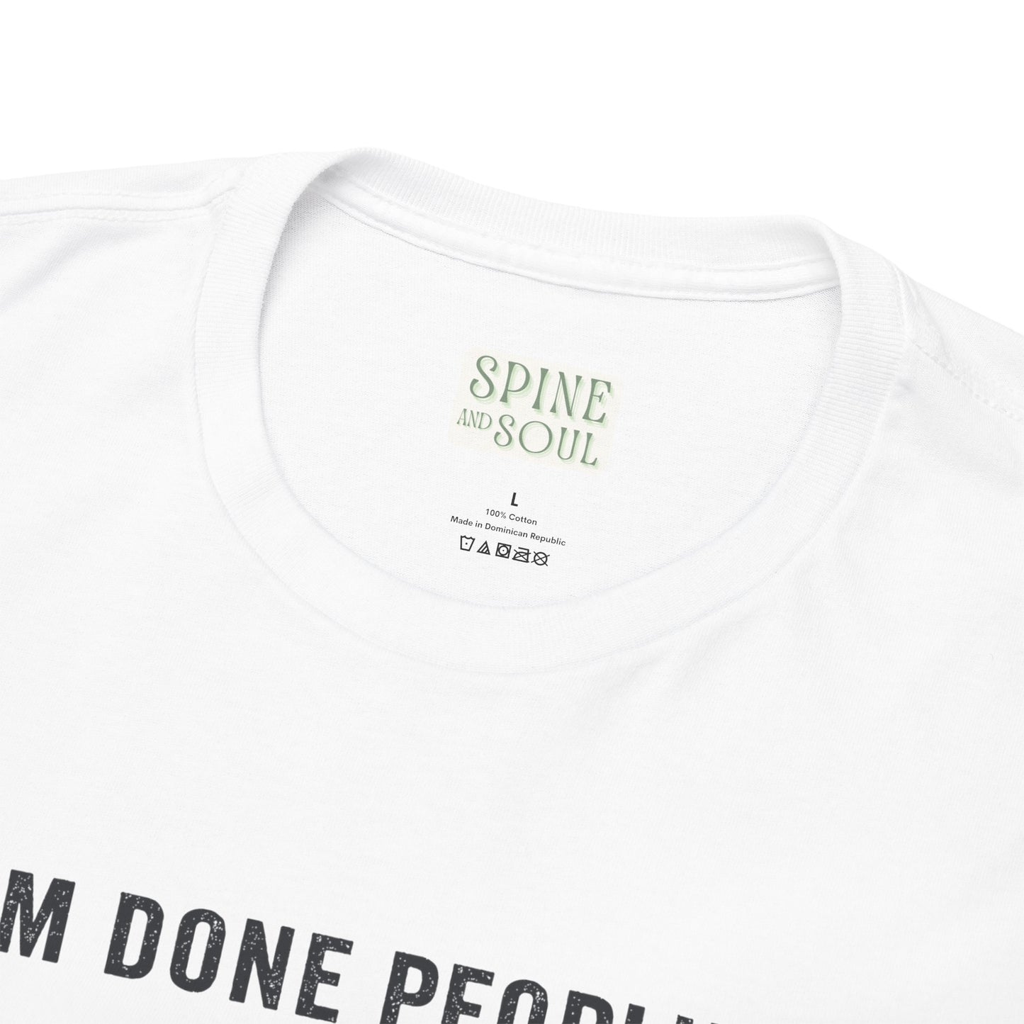 I’m Done Peopling - Books Tee