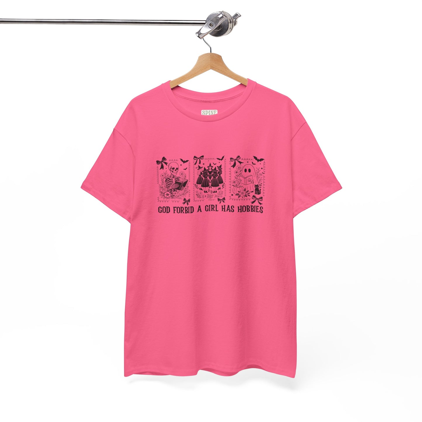 Girl Hobbies Spooky Book Tee