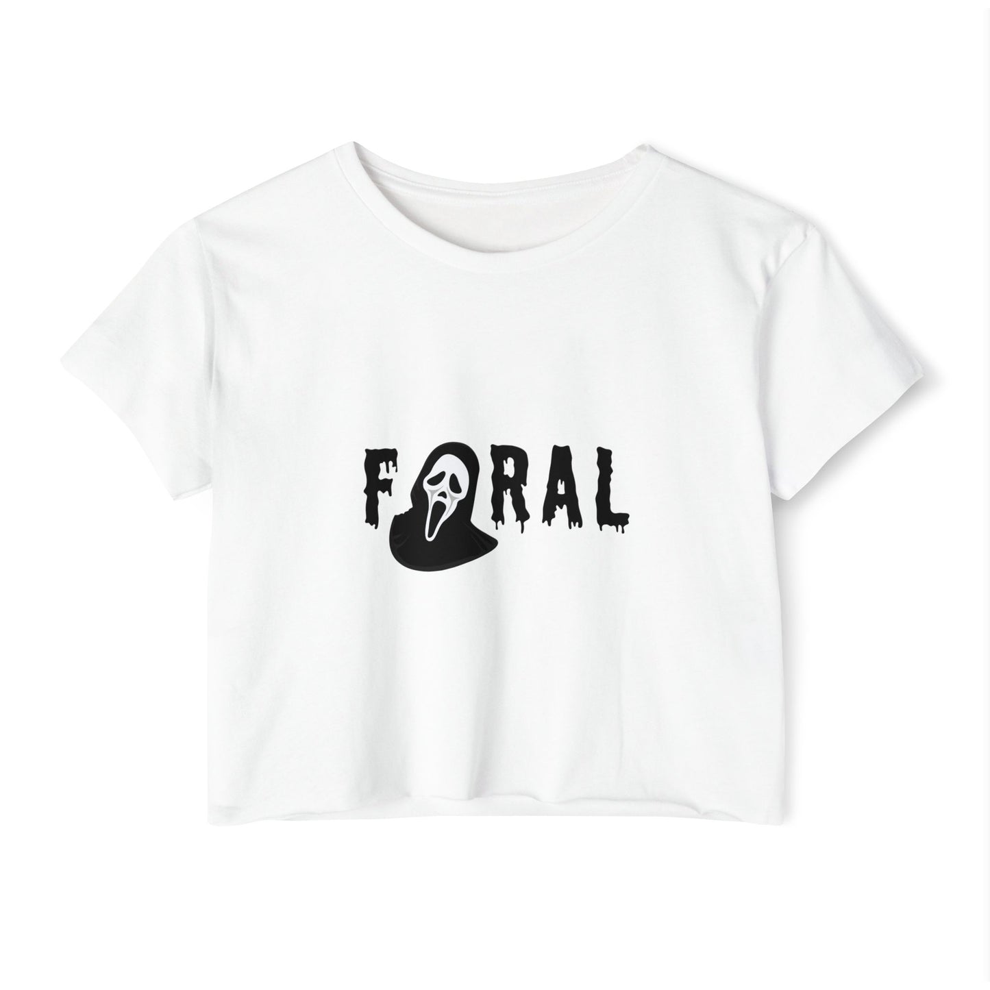 Feral Ghost Mask Crop Top