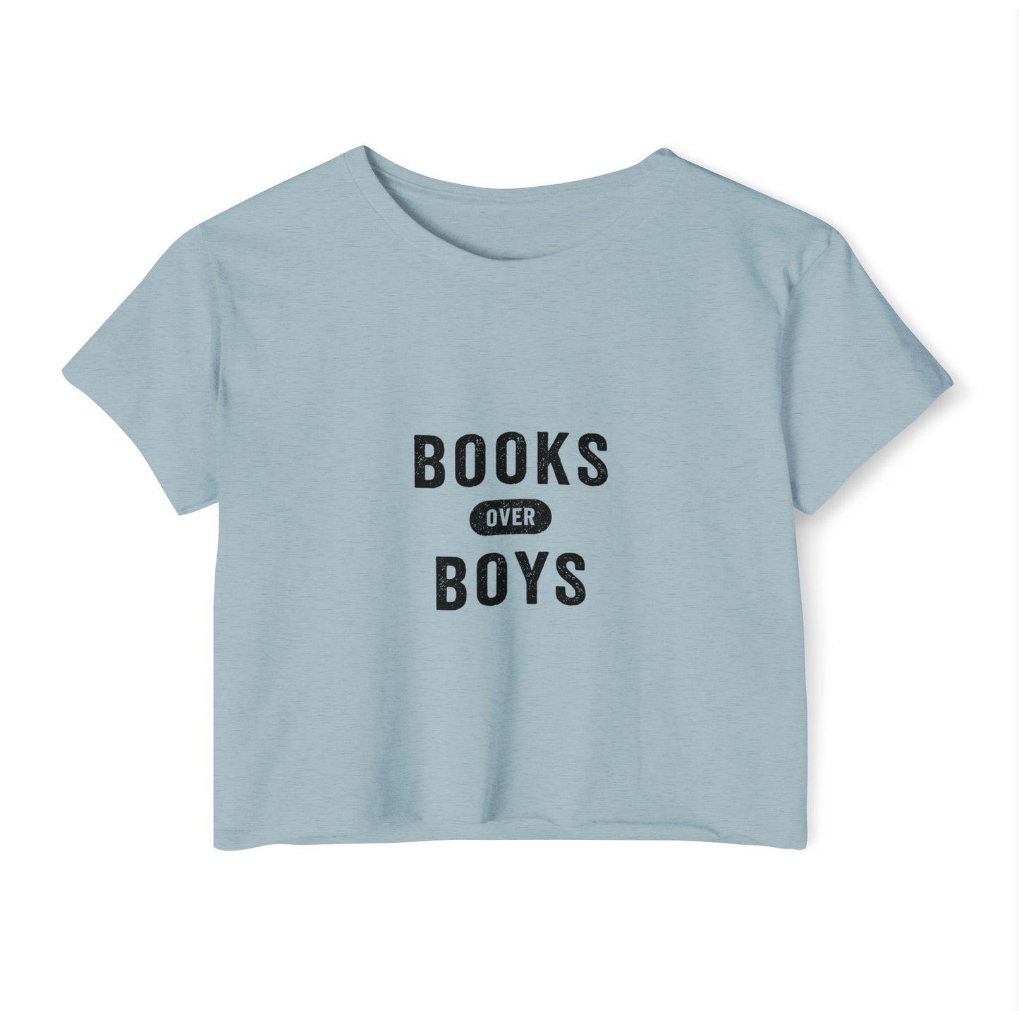 Books Over Boys Crop Top