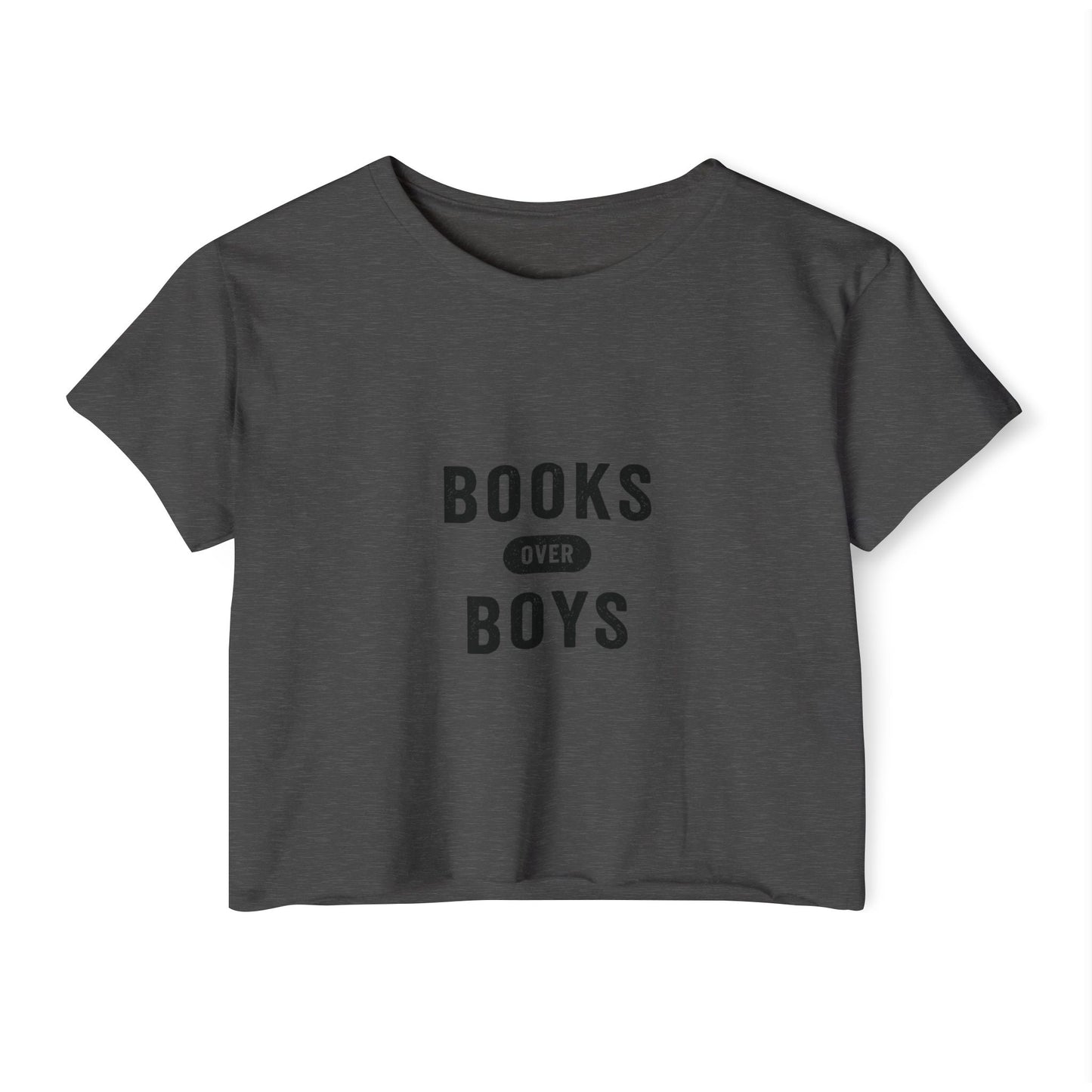 Books Over Boys Crop Top