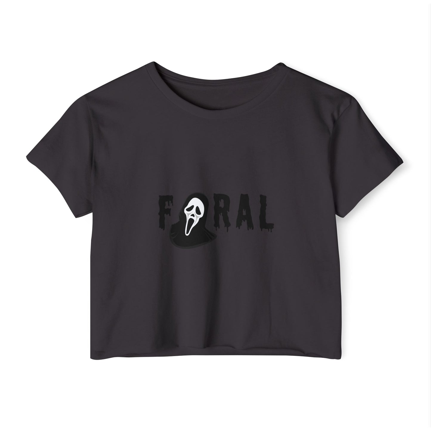 Feral Ghost Mask Crop Top