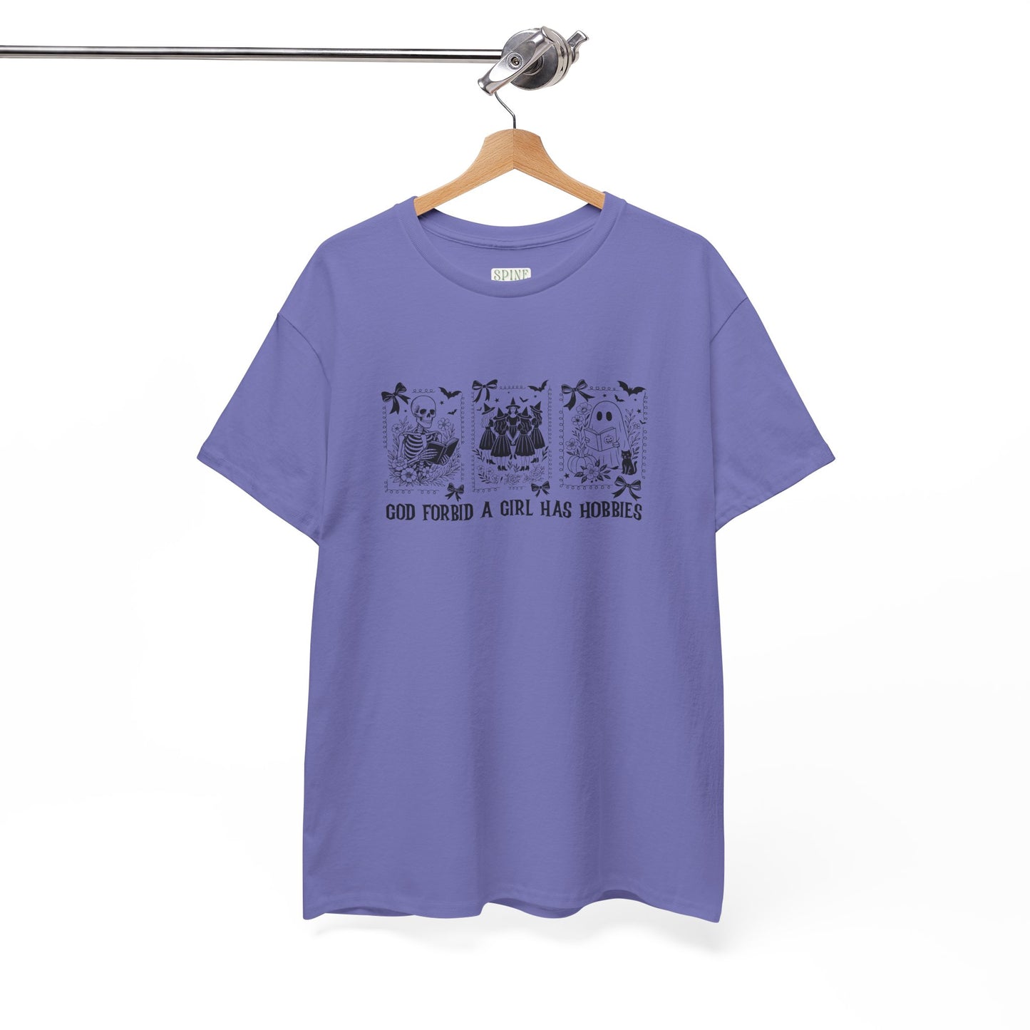 Girl Hobbies Spooky Book Tee