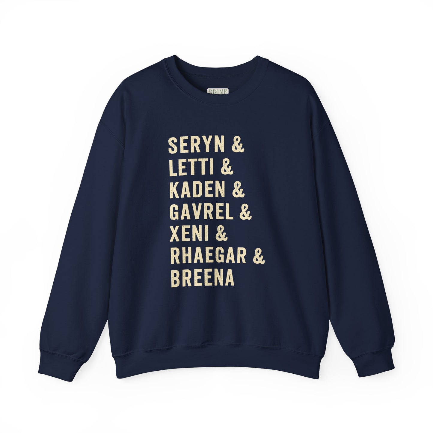 Character Names Sweatshirt