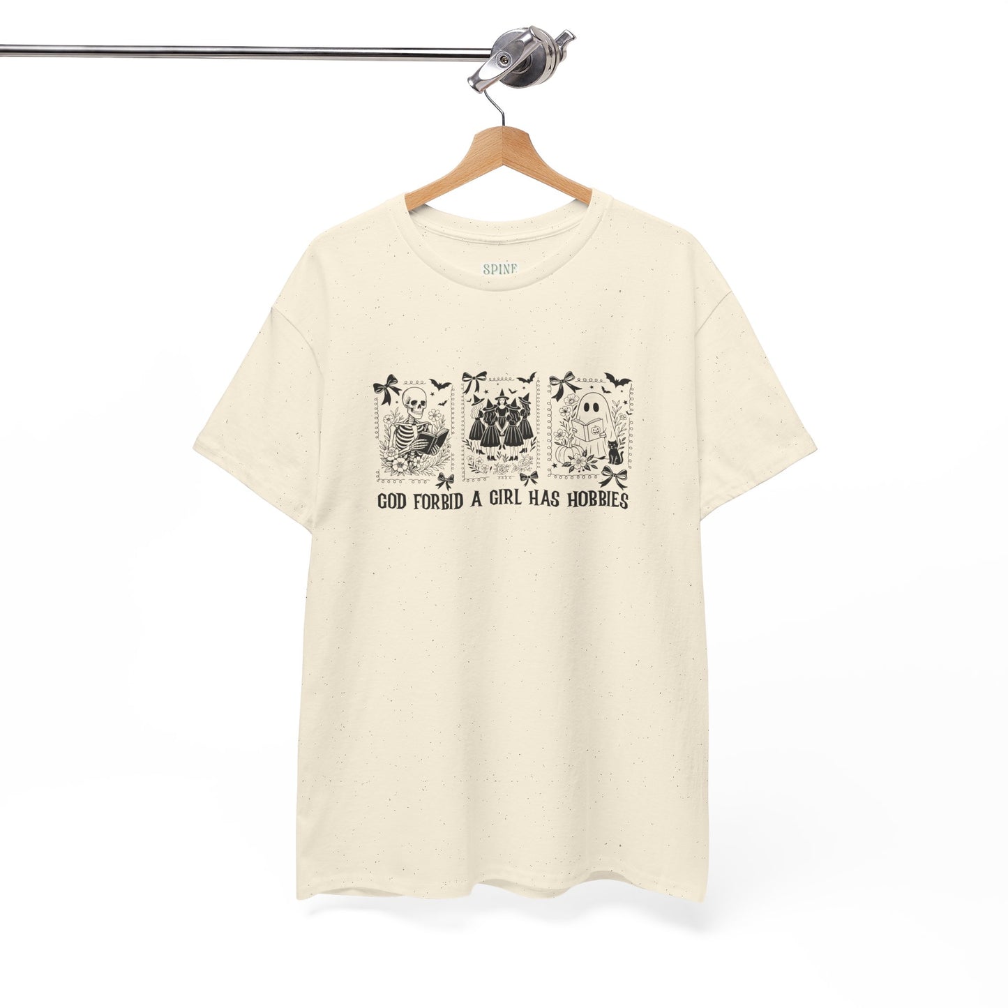 Girl Hobbies Spooky Book Tee