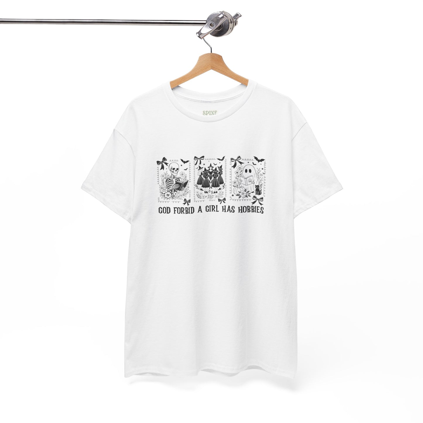 Girl Hobbies Spooky Book Tee