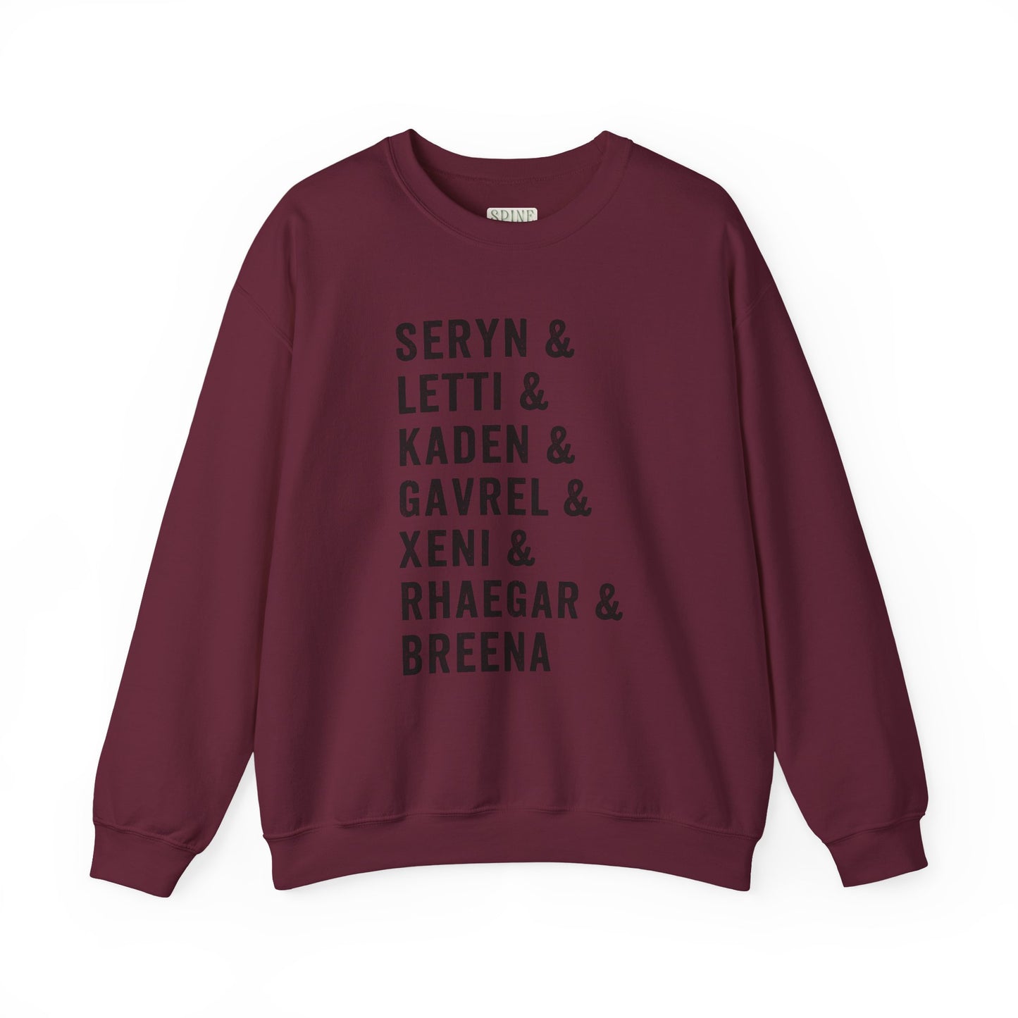 Character Names Sweatshirt