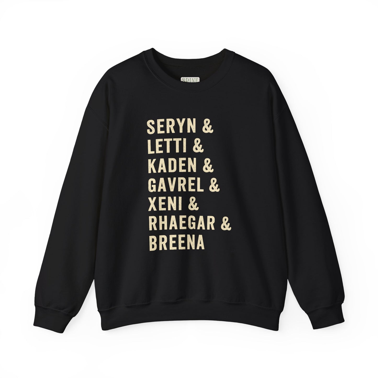 Character Names Sweatshirt