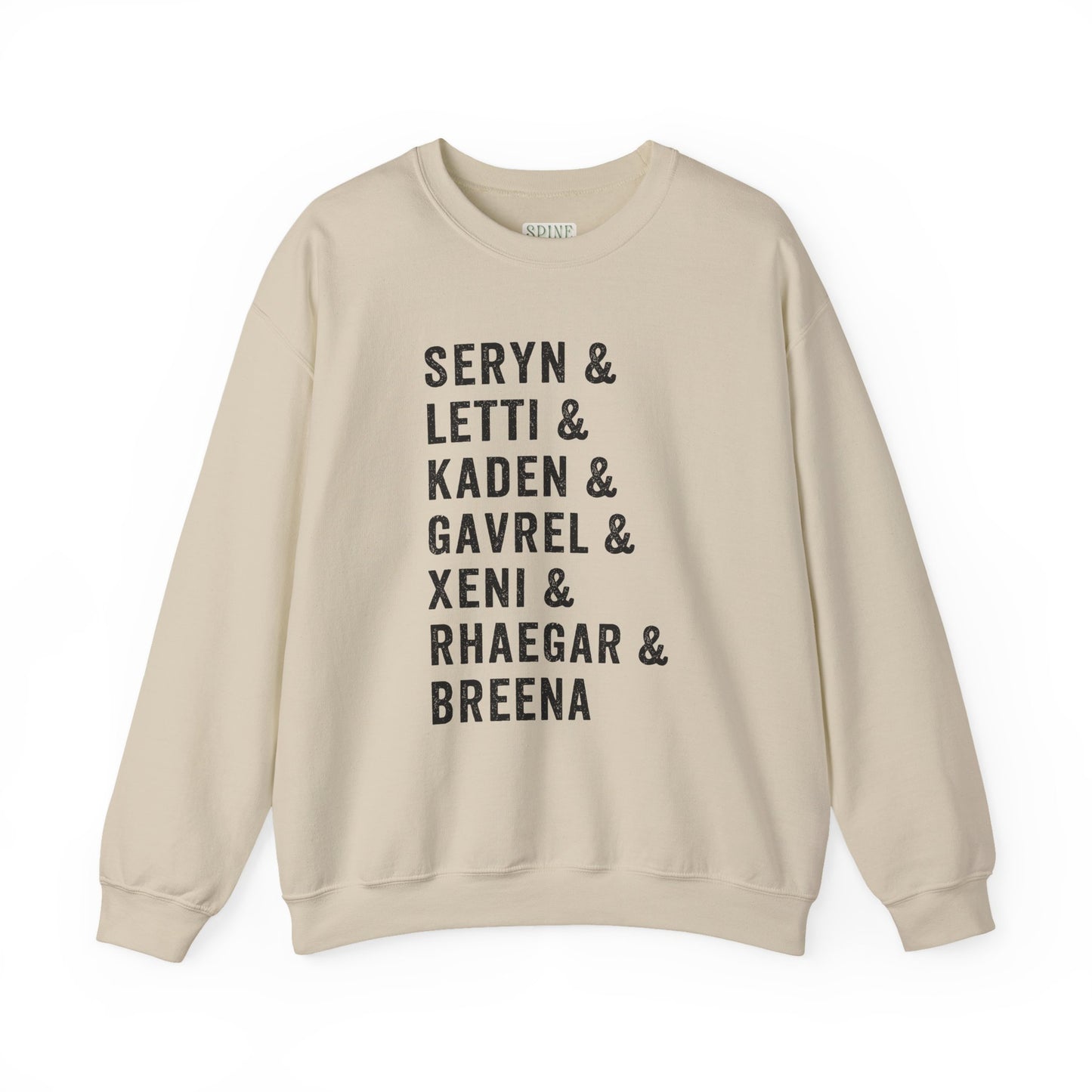 Character Names Sweatshirt