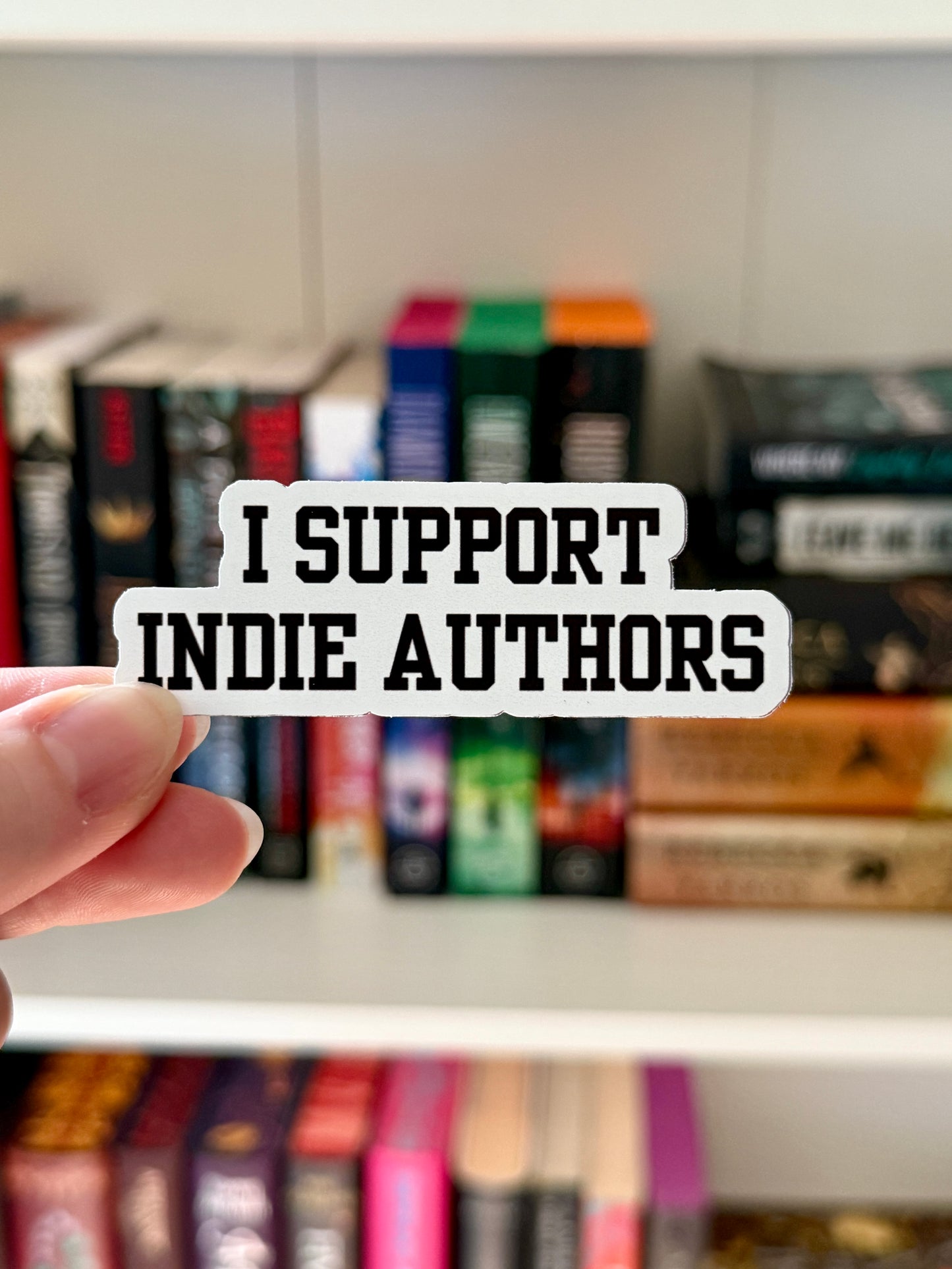 I Support Indie Authors Sticker