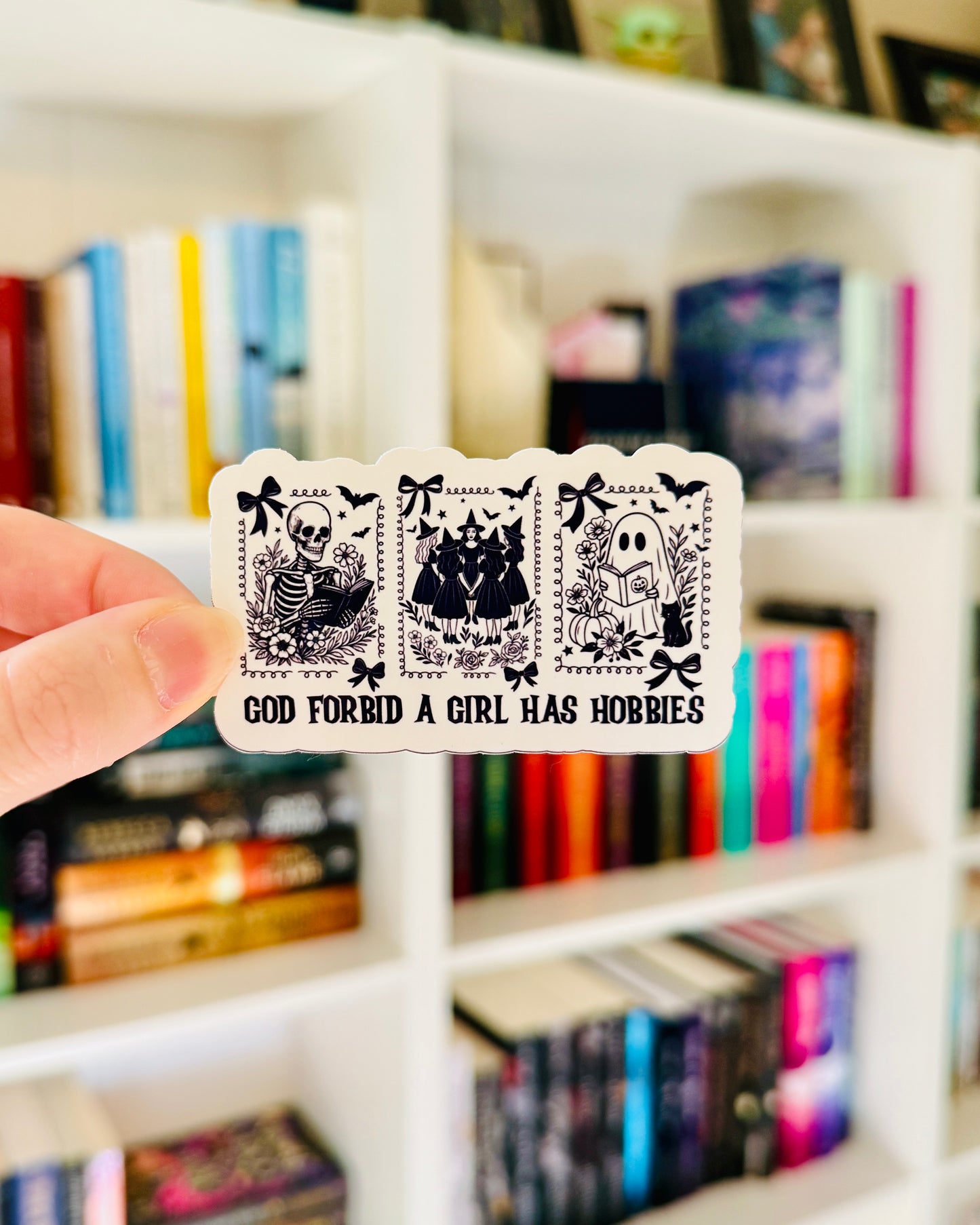 Spooky Hobbies Sticker