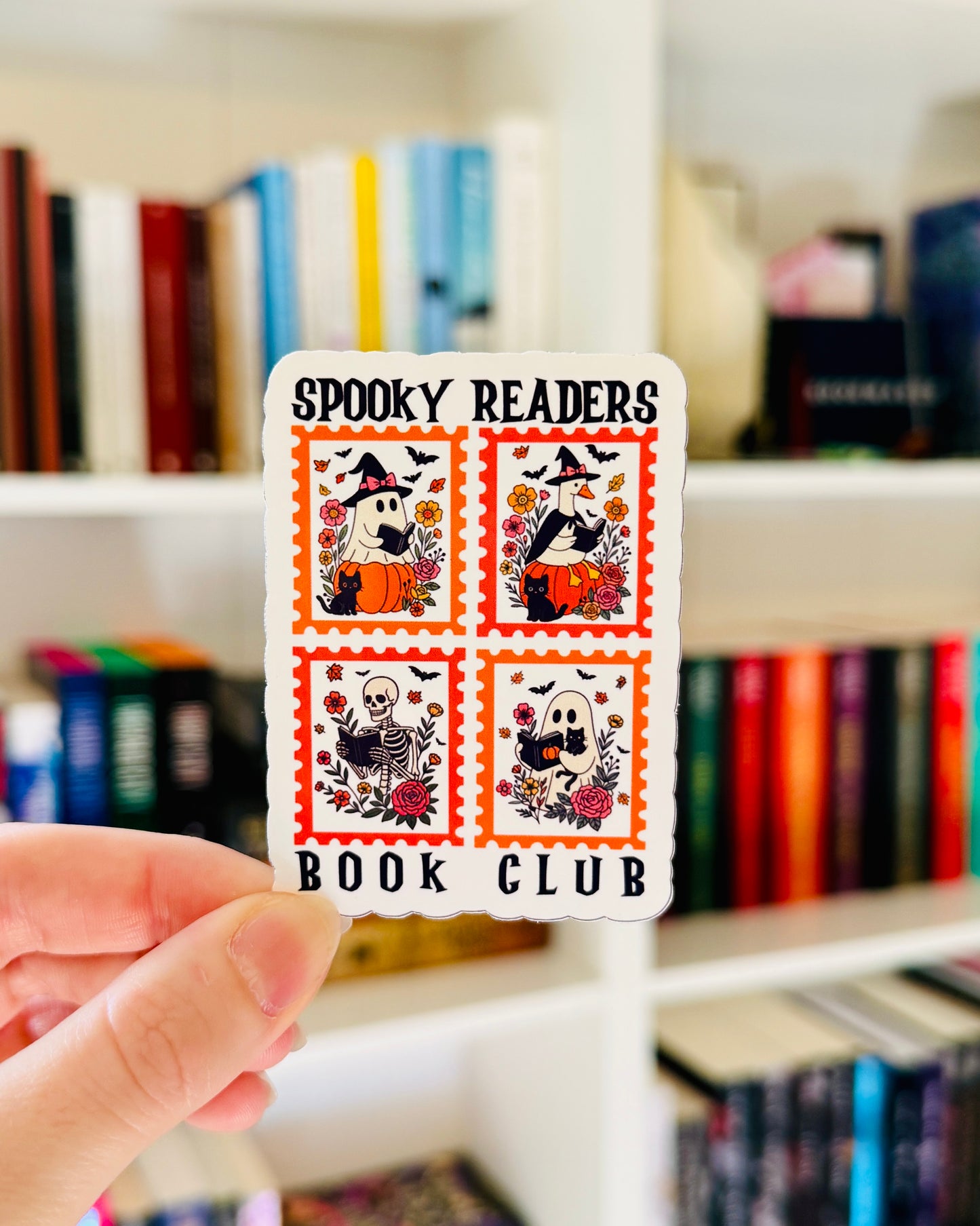 Spooky Readers Book Club Sticker