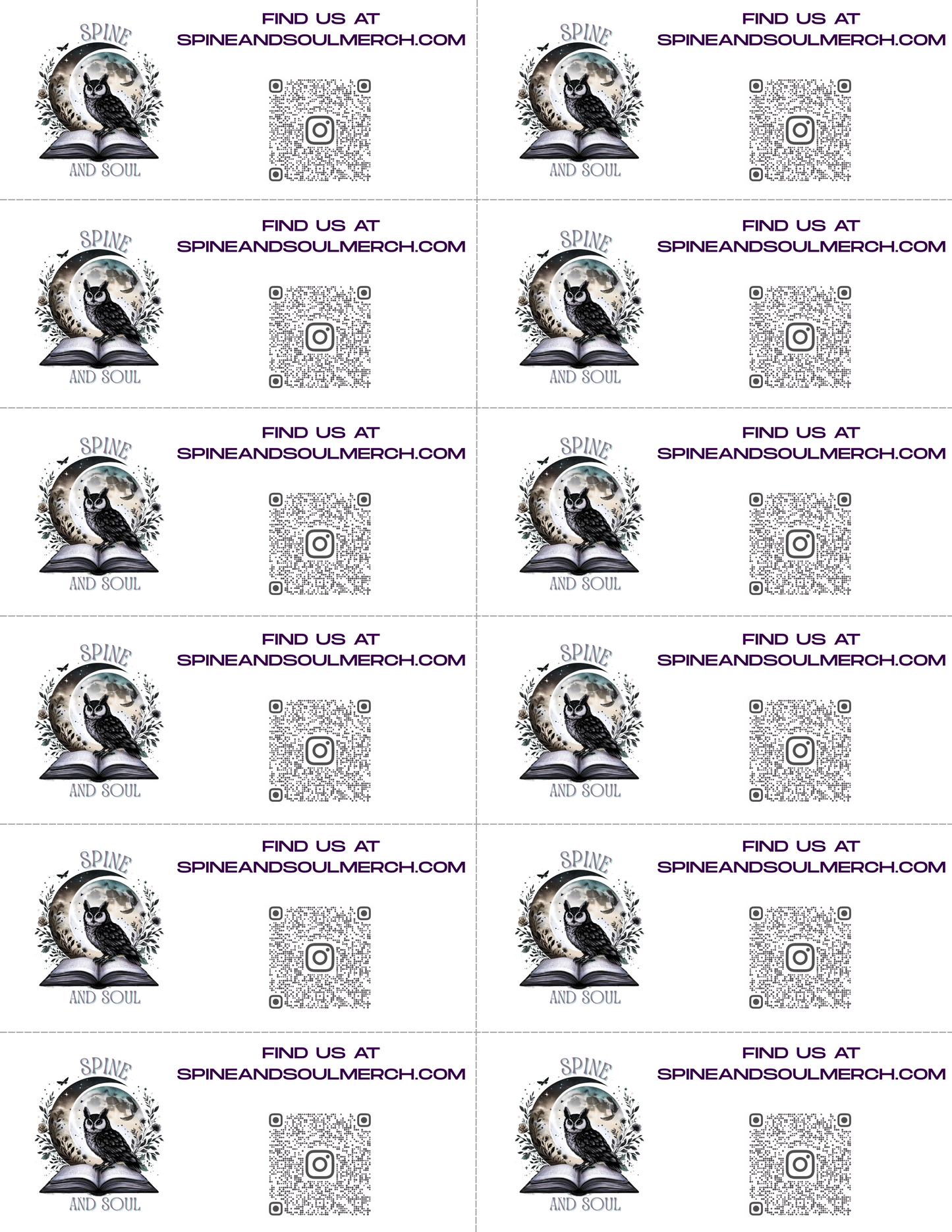 Digital Spine and Soul Cards