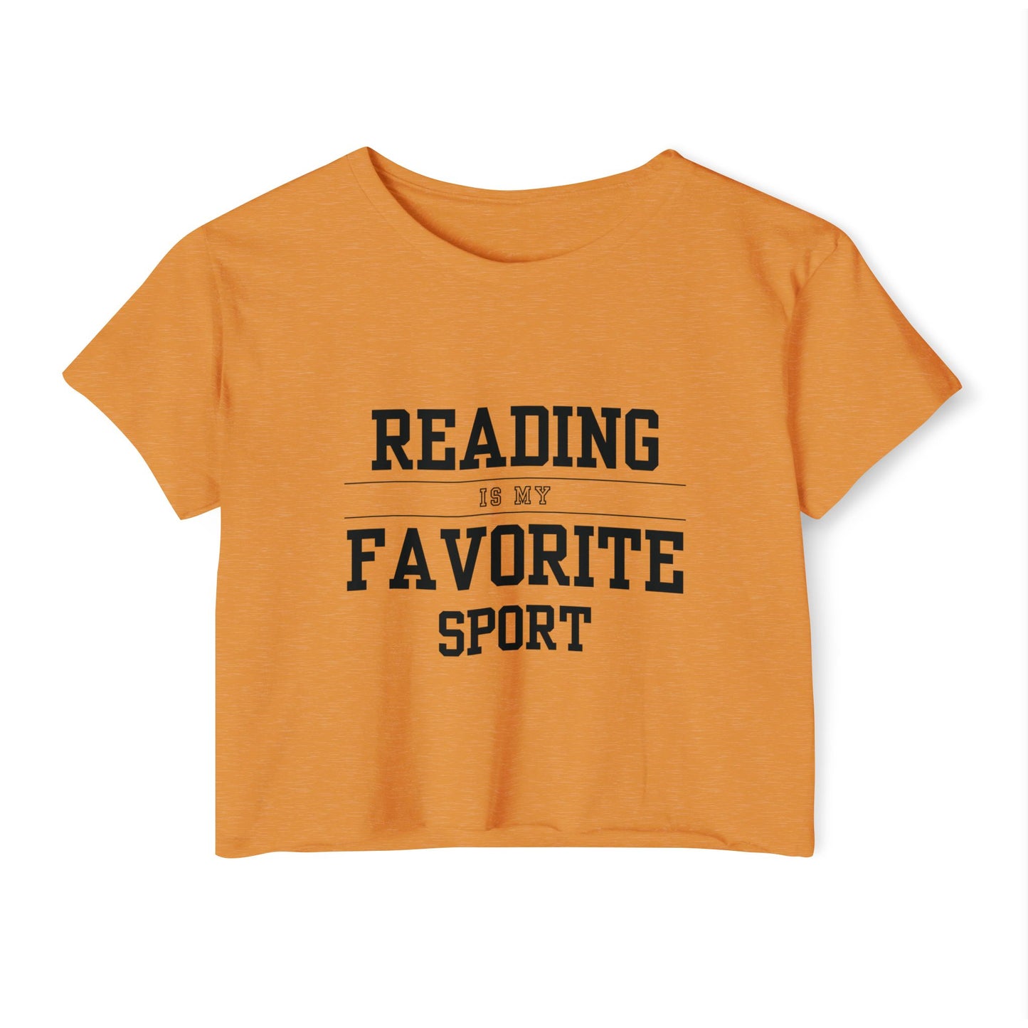 Reading Is My Favorite Sport Crop Top