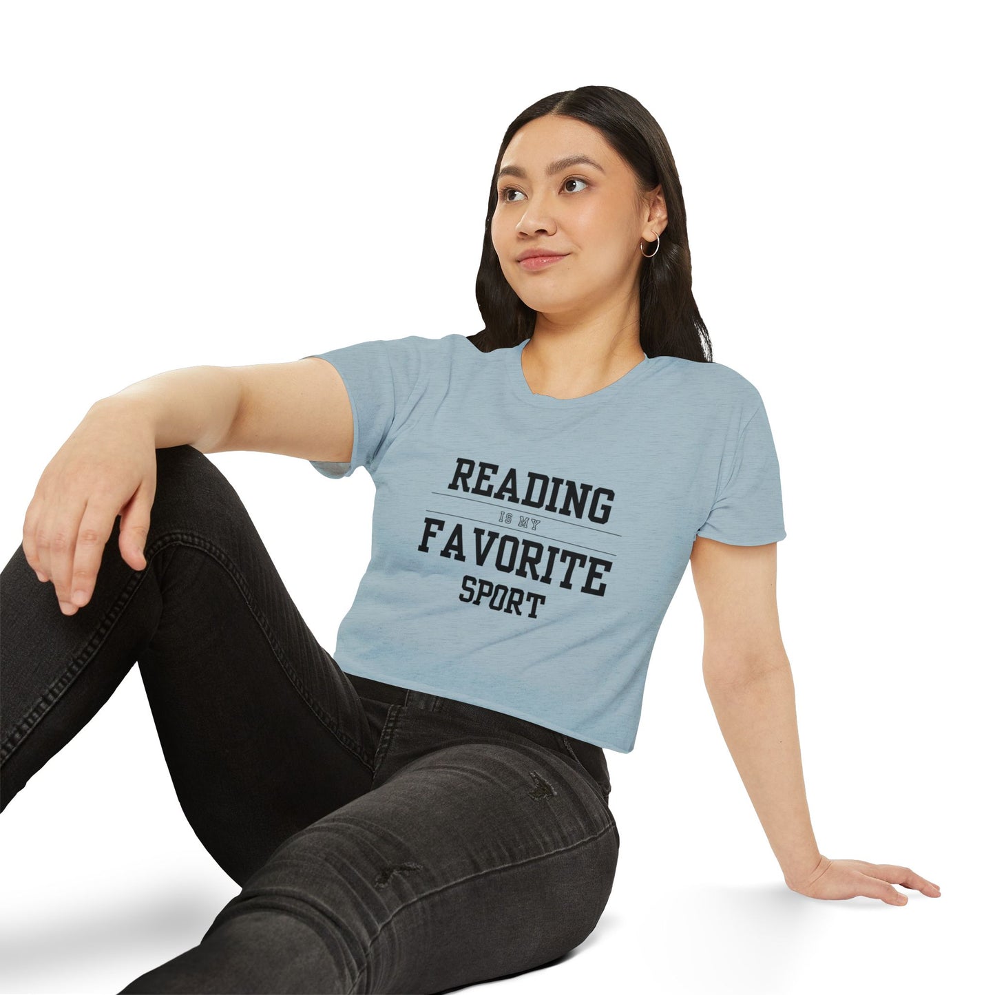 Reading Is My Favorite Sport Crop Top