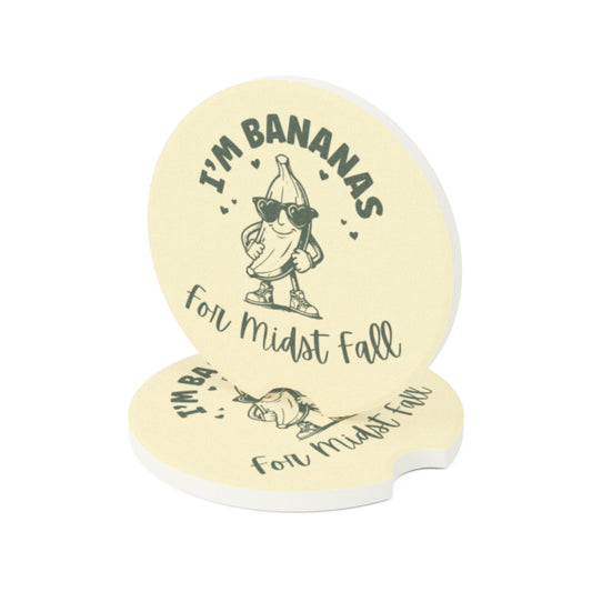 Bananas For Midst Fall Car Coaster