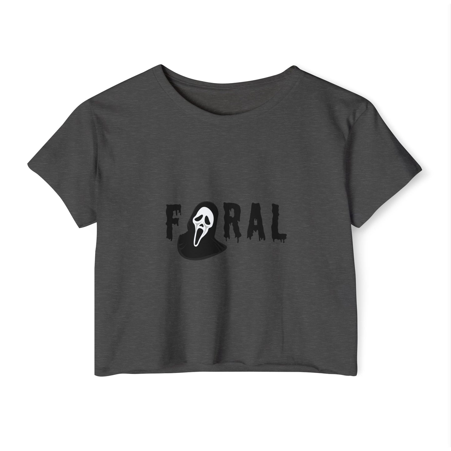 Feral Ghost Mask Crop Top