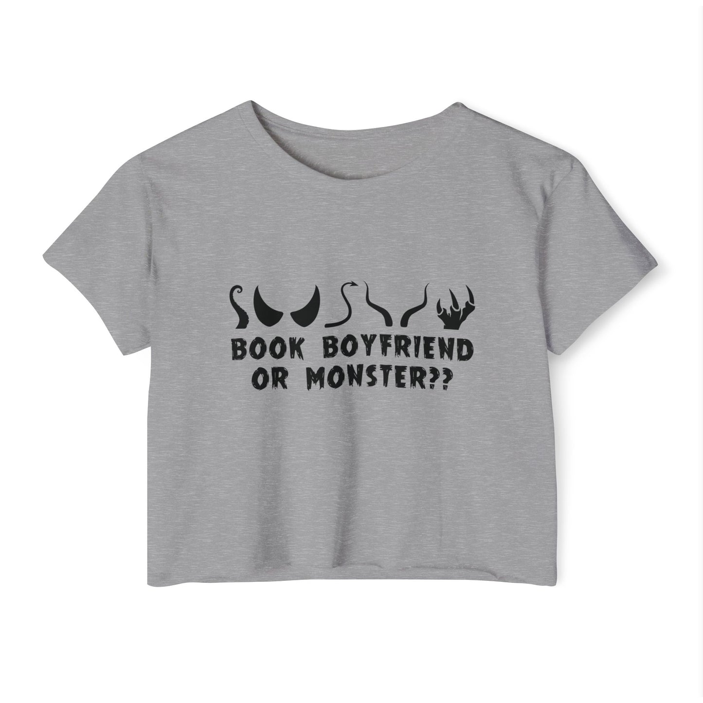 Book Boyfriend or Monster Crop Top