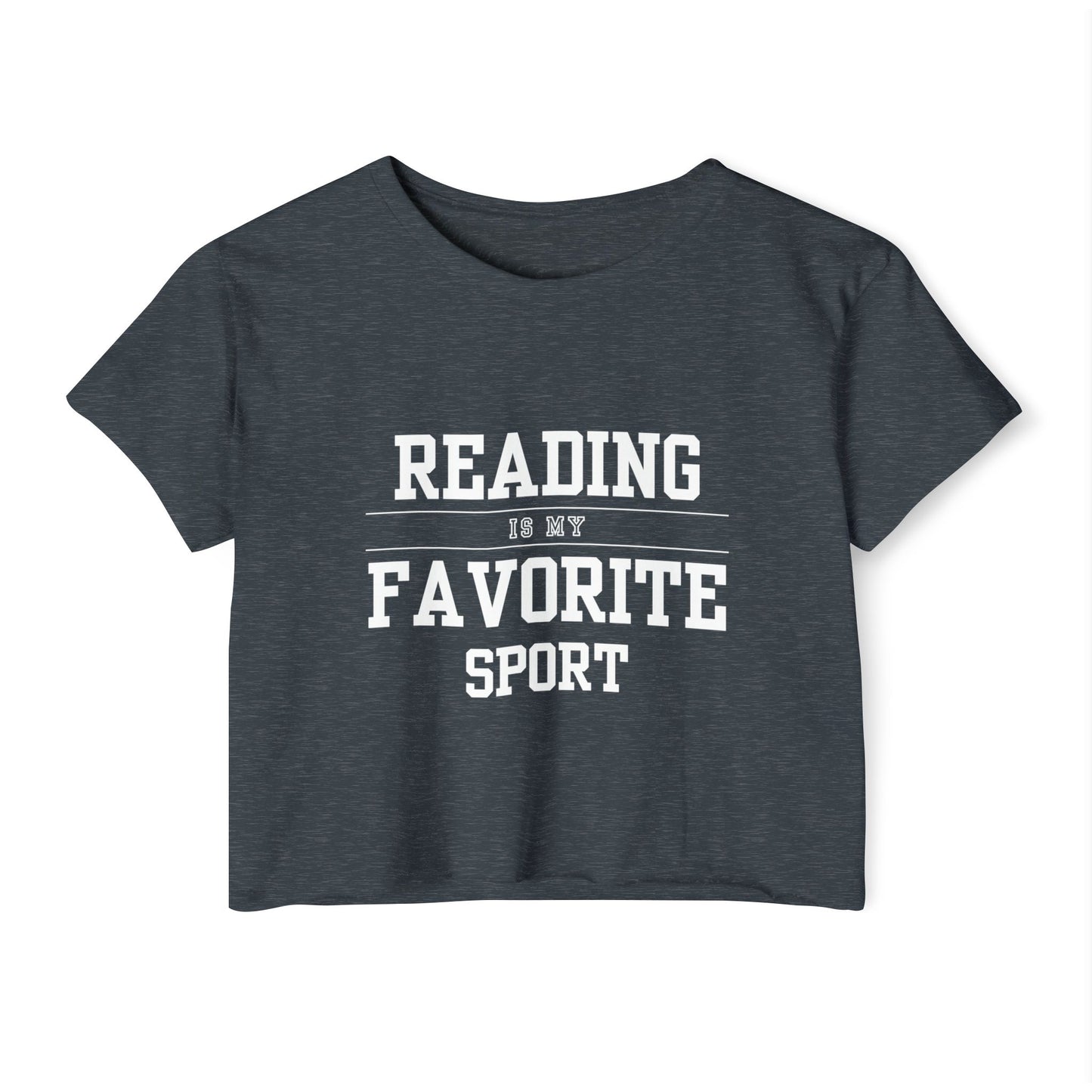 Reading Is My Favorite Sport Crop Top