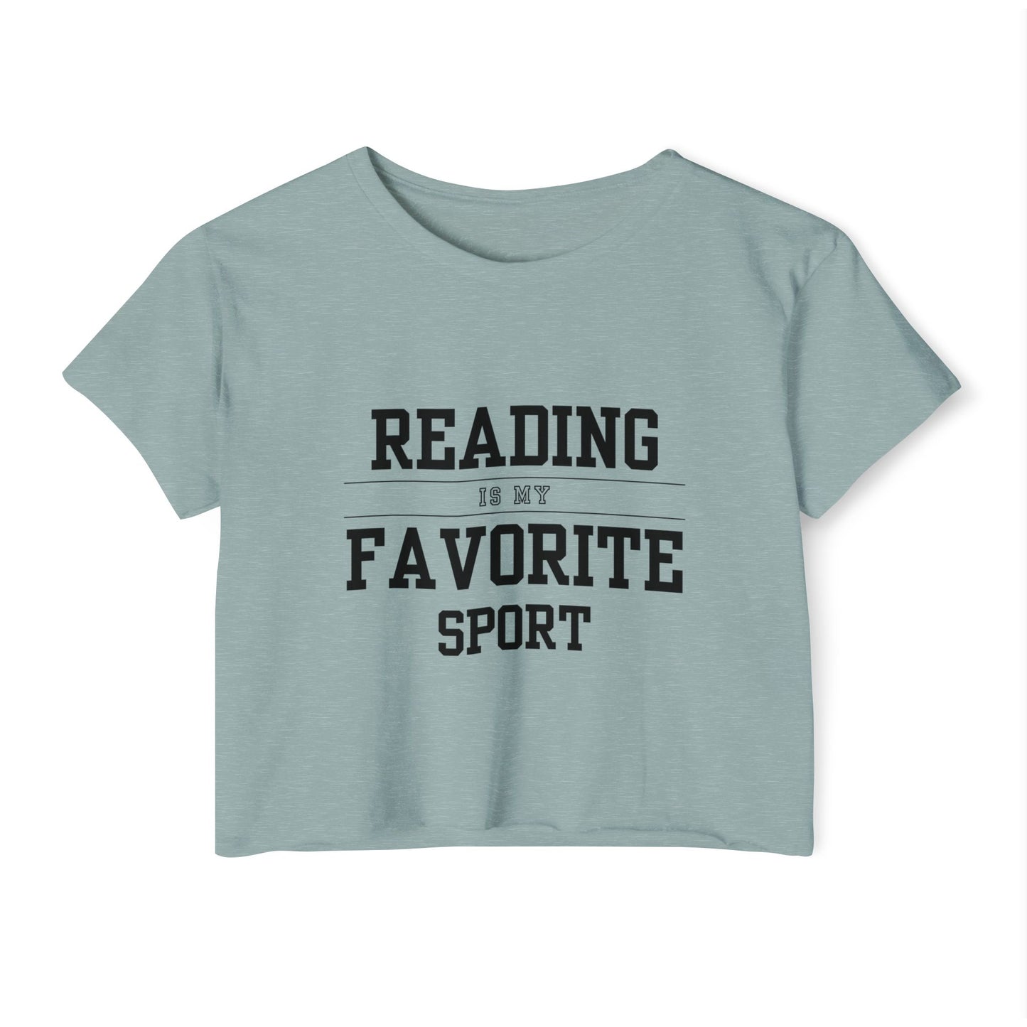 Reading Is My Favorite Sport Crop Top