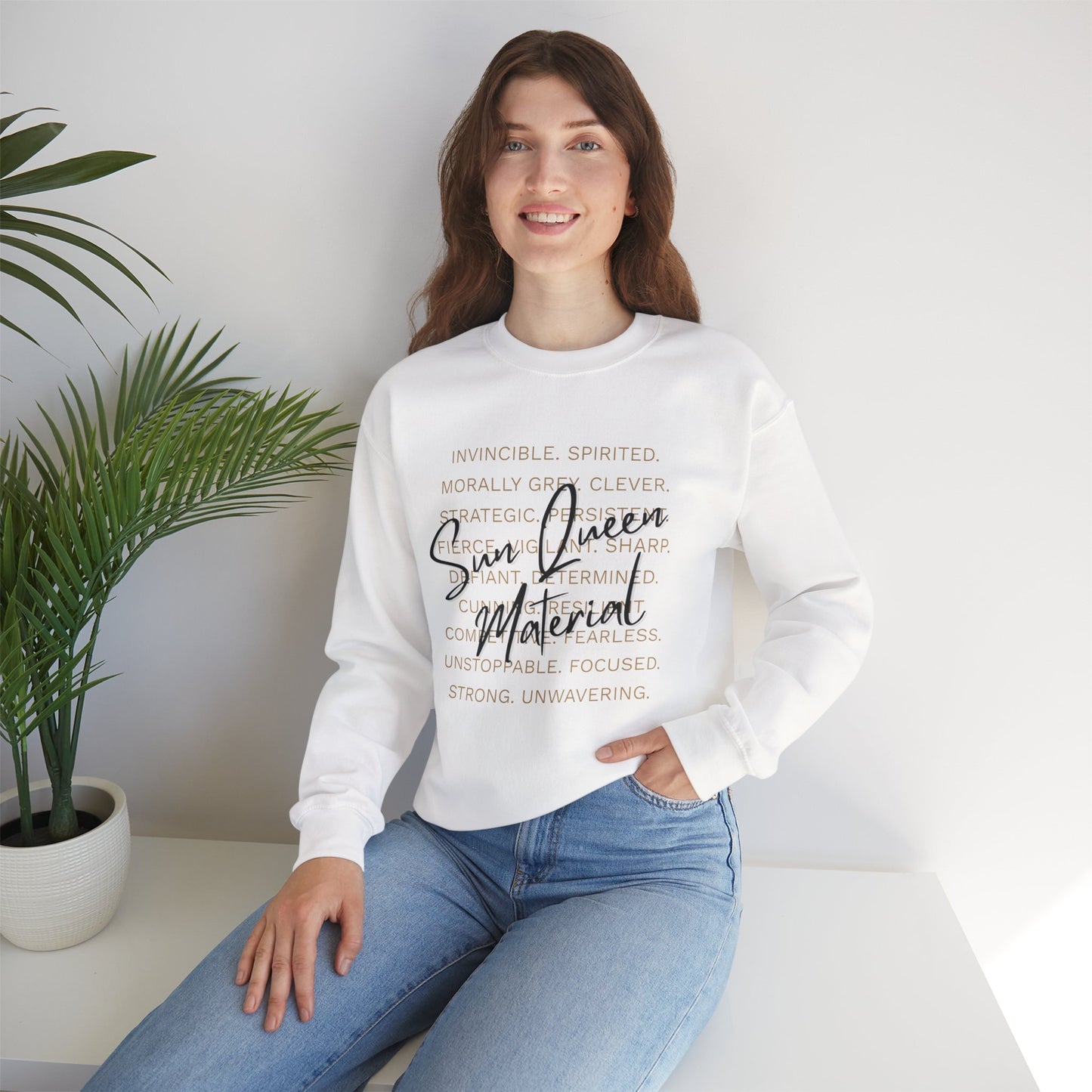 Sun Queen Material Sweatshirt