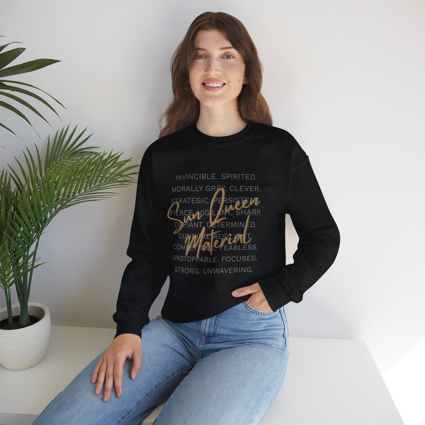 Sun Queen Material Sweatshirt