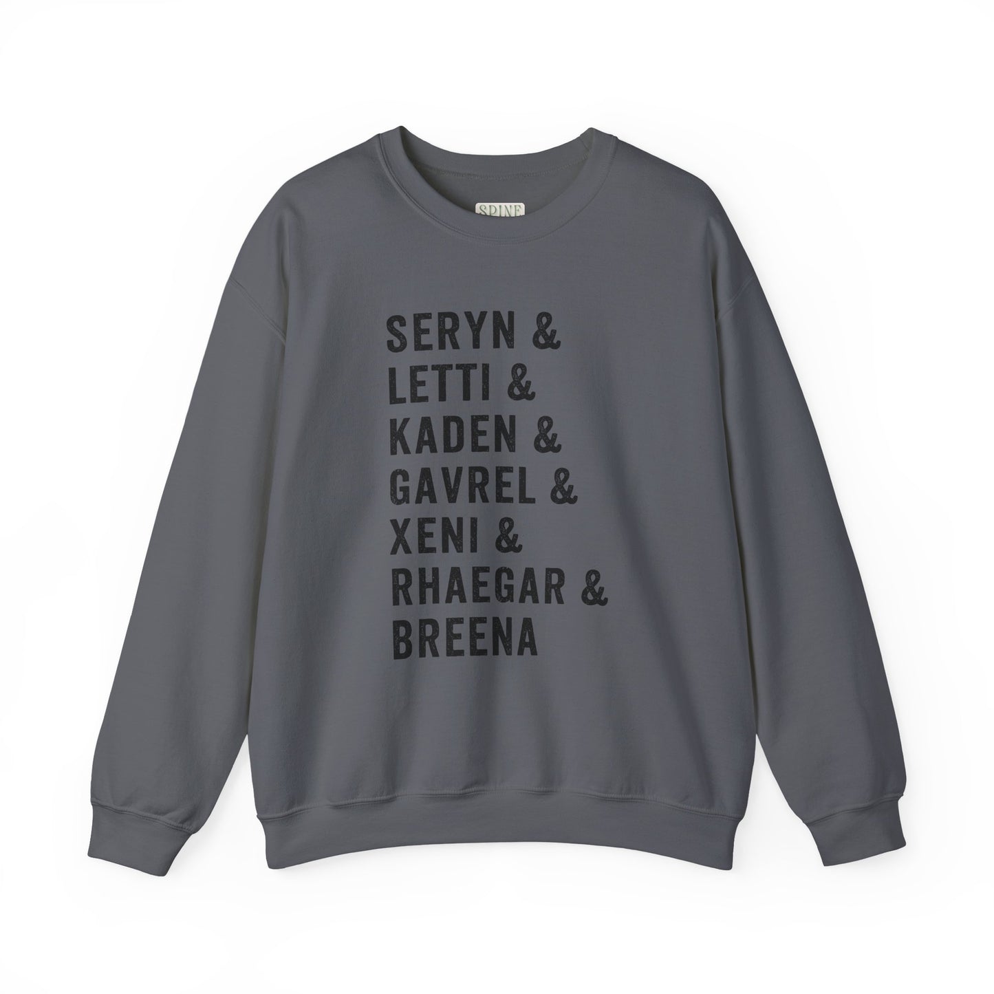 Character Names Sweatshirt