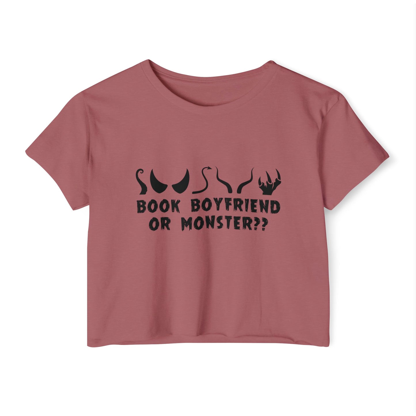 Book Boyfriend or Monster Crop Top